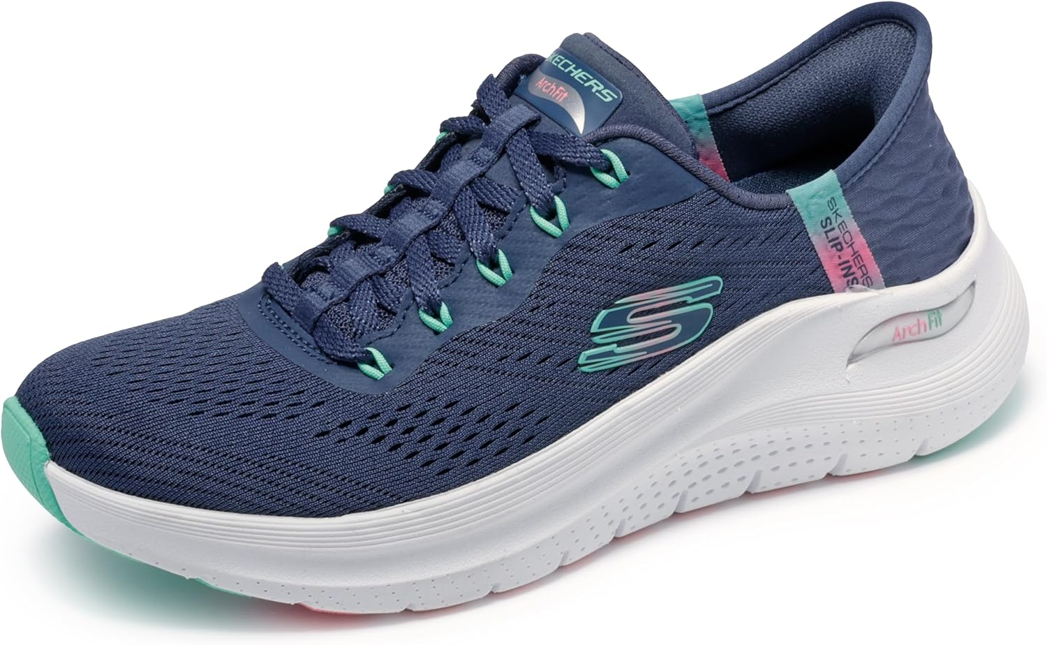 Skechers Women'S Arch Fit 2.0 Easy Chic Hands Free Slip-Ins Sneaker image number 3