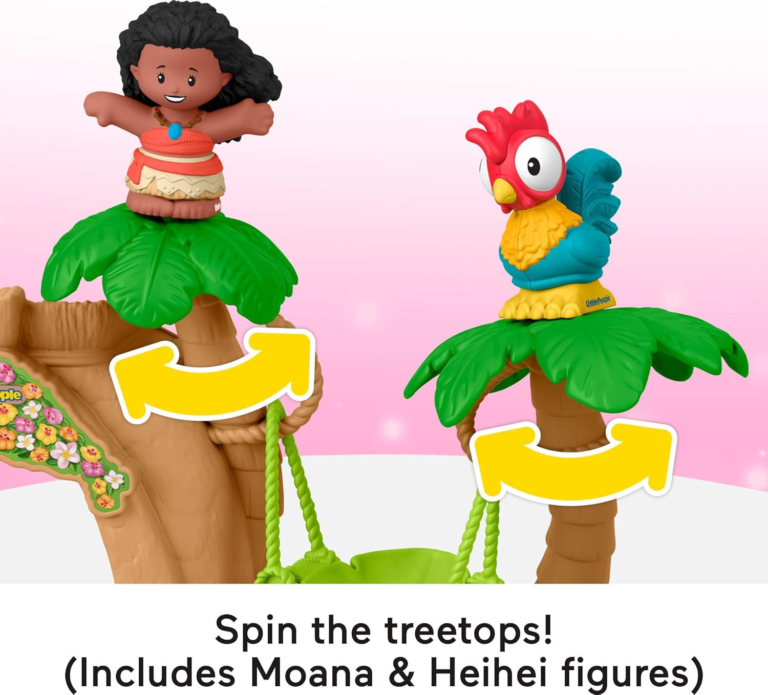 Fisher-Price Little People Toddler Toy Disney Princess Moana Adventure Village Playset with Figures for Pretend Play Kids Ages 18+ Months image number 1