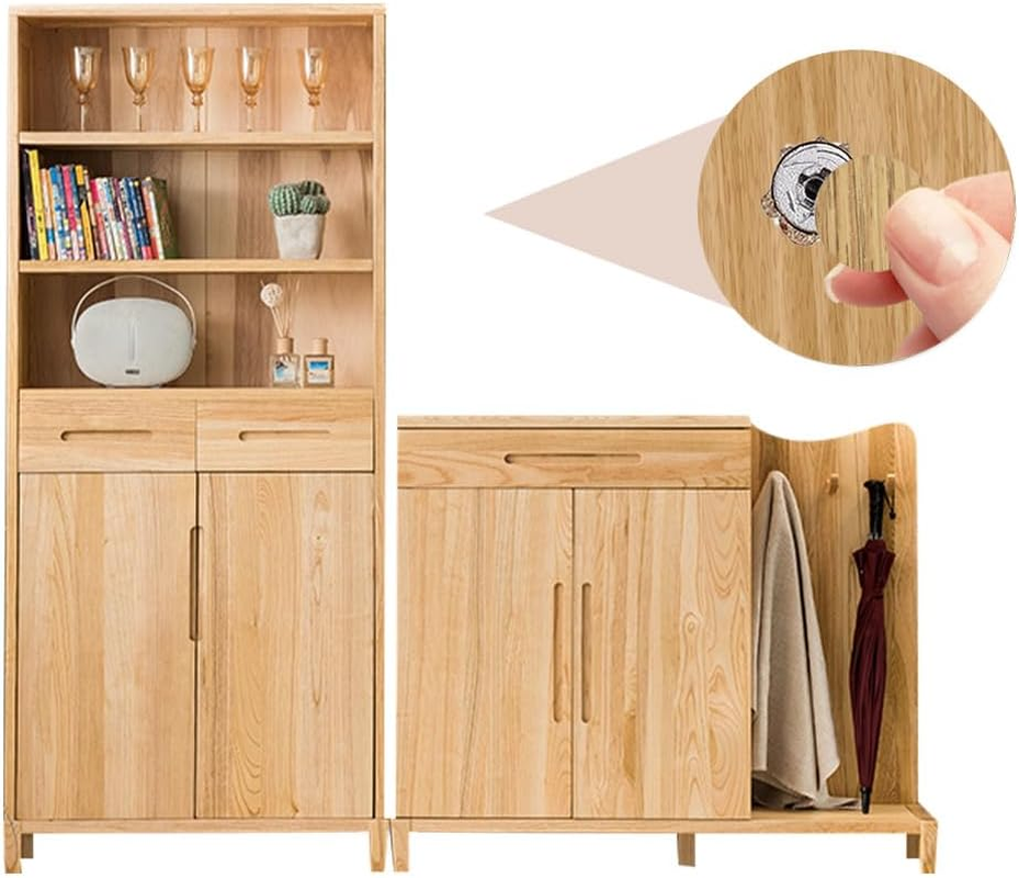 LICQIC Screw Hole Covers Stickers, Self Adhesive Screw Cover Caps Stick on Furniture Sticker Screw Hole, 54 Pcs Natural Oak, 21Mm - Dark Brown image number 6