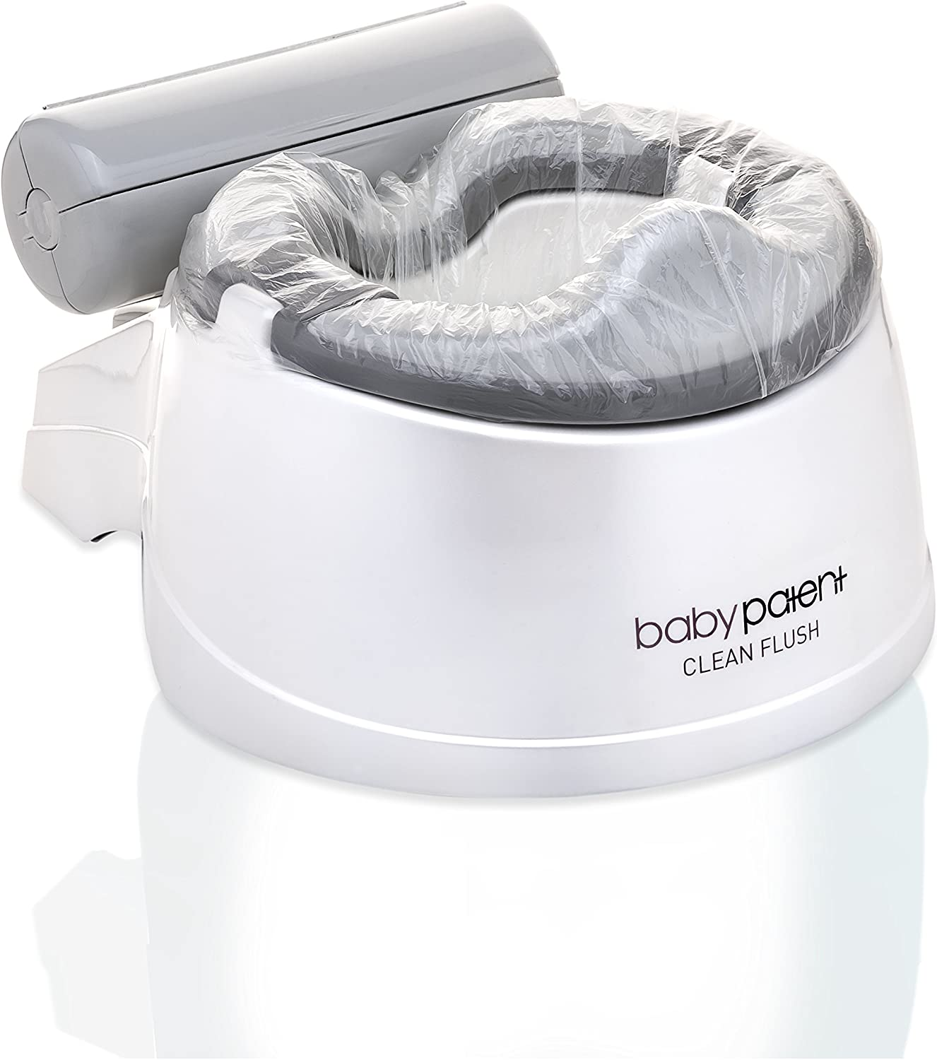 Baby Patent Clean Flush Potty Training Seat, White image number 1