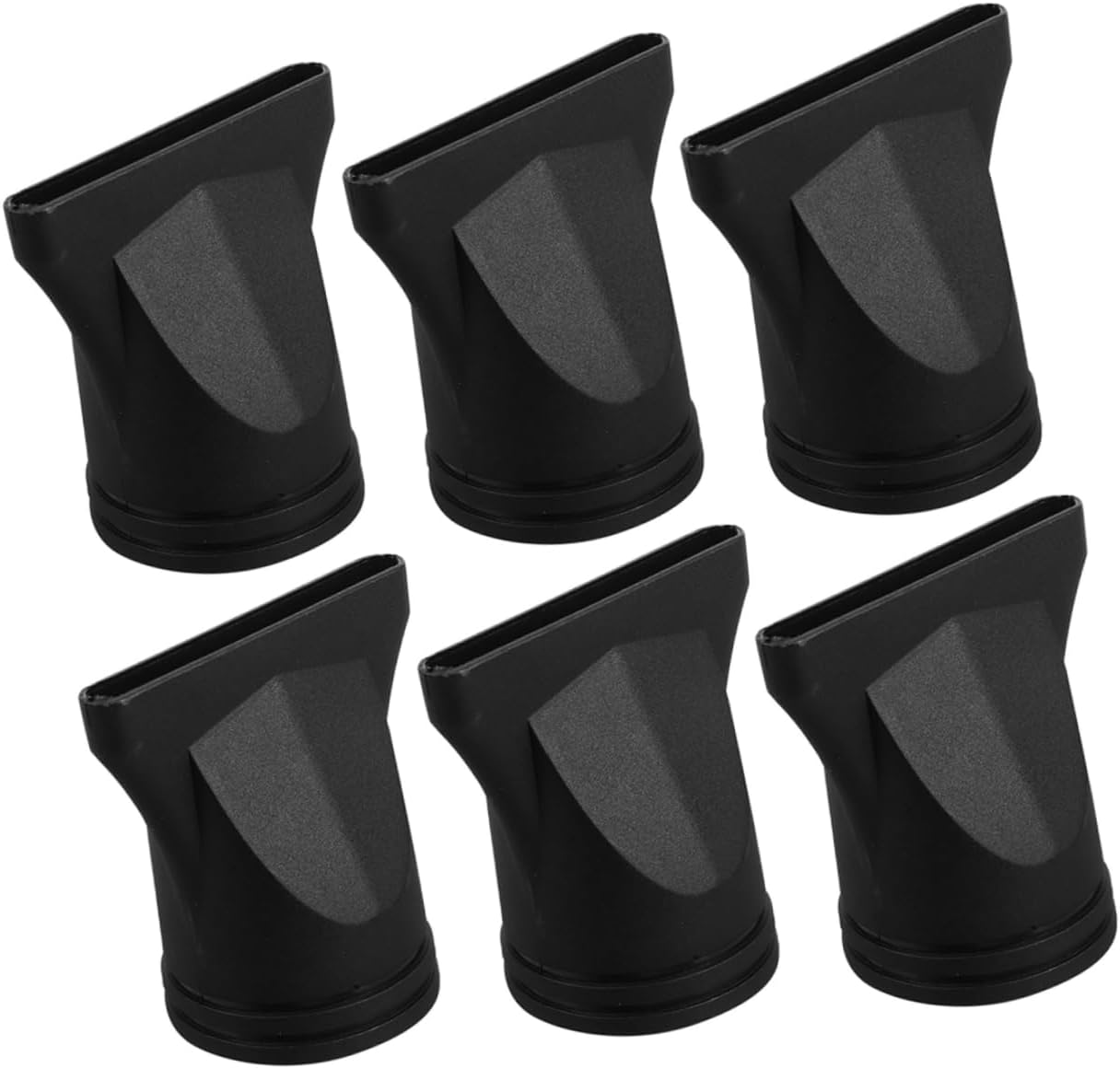 GANAZONO 6Pcs Heat Resistant Hair Dryer Nozzle Attachment Precision Airflow Narrow Concentrator for Fast Drying Durable Plastic Blow Styling Tool Fit for Professional Salon and Home Use image number 2