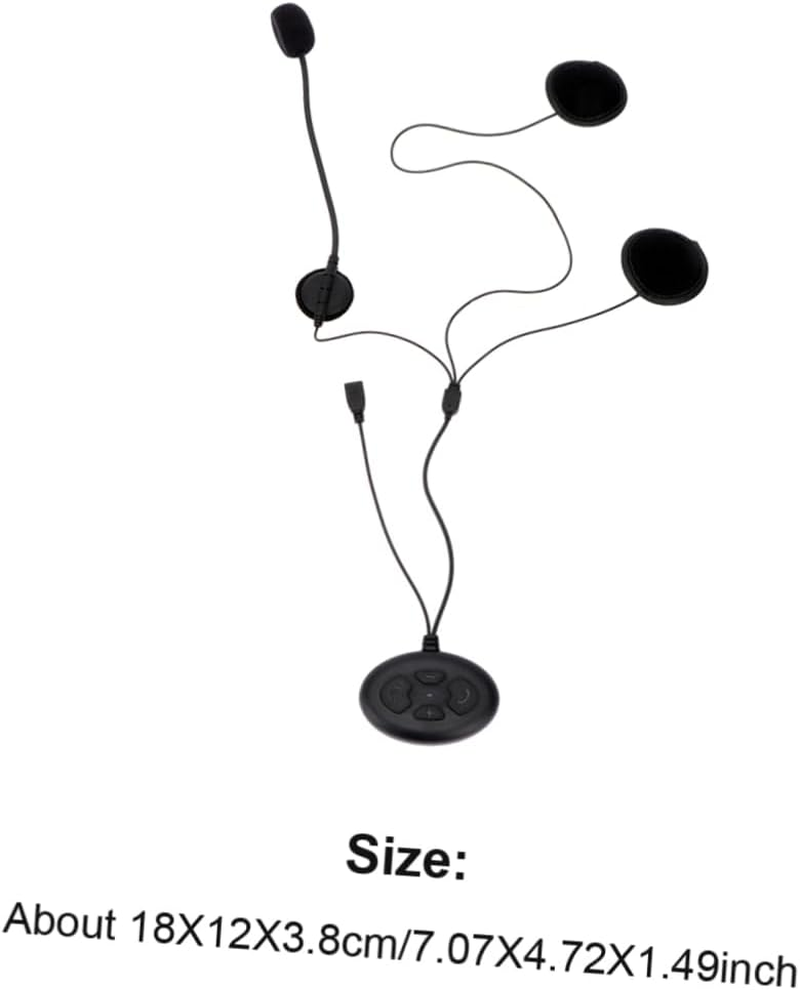 Jojofuny Dk11 Motorcycle Helmet Headset Wireless Earphone Ip54 Waterproof Riding Headset Compatible Outdoor Motorbike Riding image number 3