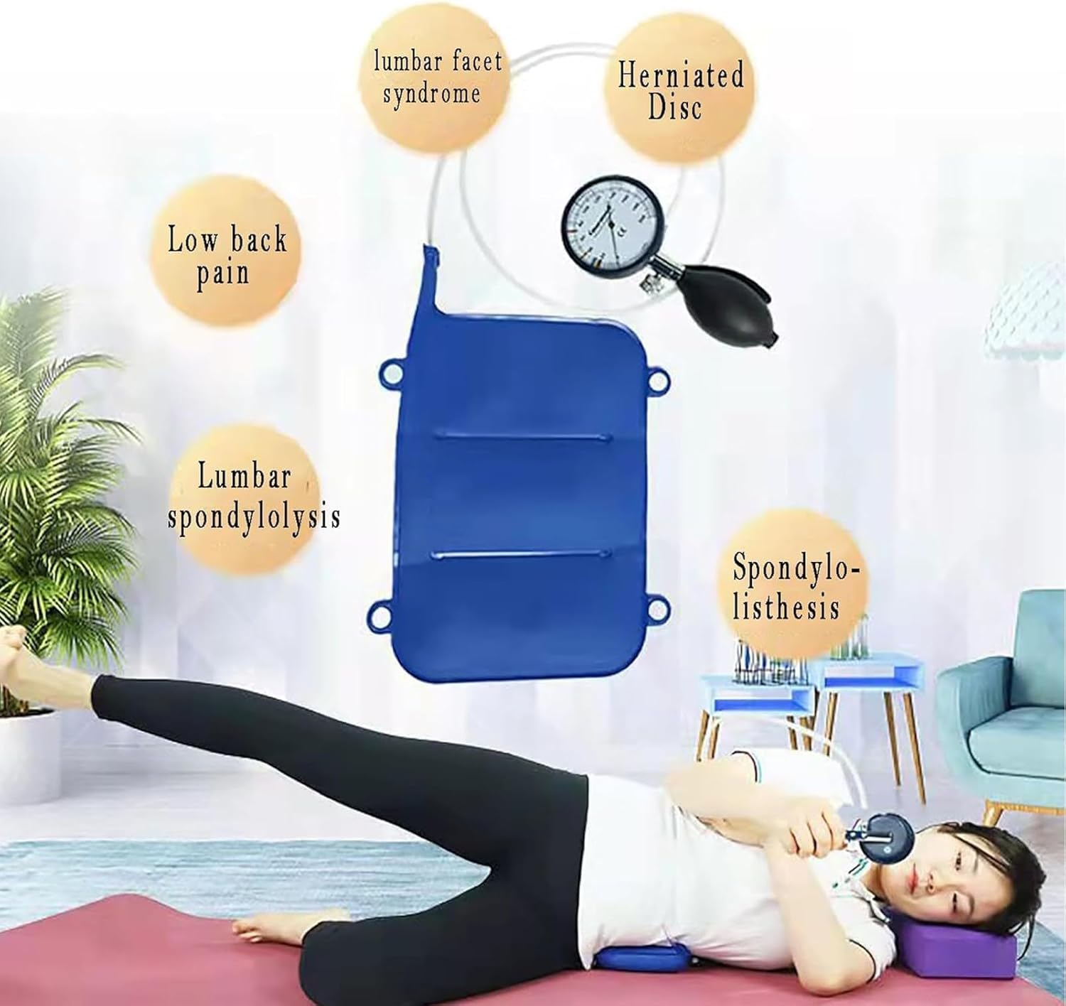 Lewitools 2025 New Biofeedback Device the Craniocervical Flexion Test Gwendolen Jull Carlo Rinaudo Core Muscle Trainer Low Back and Neck Pain Prevention Activate Deep Core Muscles and Improve Core Stability image number 2