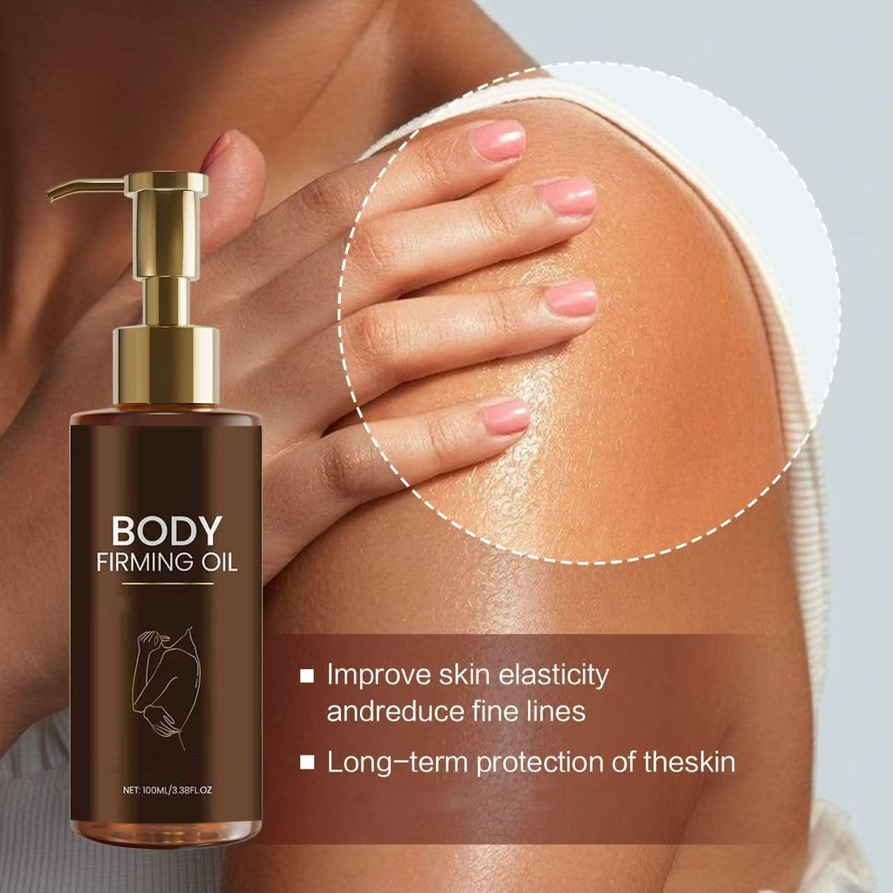 Magic-Body Firming Body Oil, Body Oil Skin Tightening, Hydrating and Firming Skin for Full Body Uses, Nourishes Skin, Reduces Fine Lines, Improves Elasticity (3PCS) image number 6
