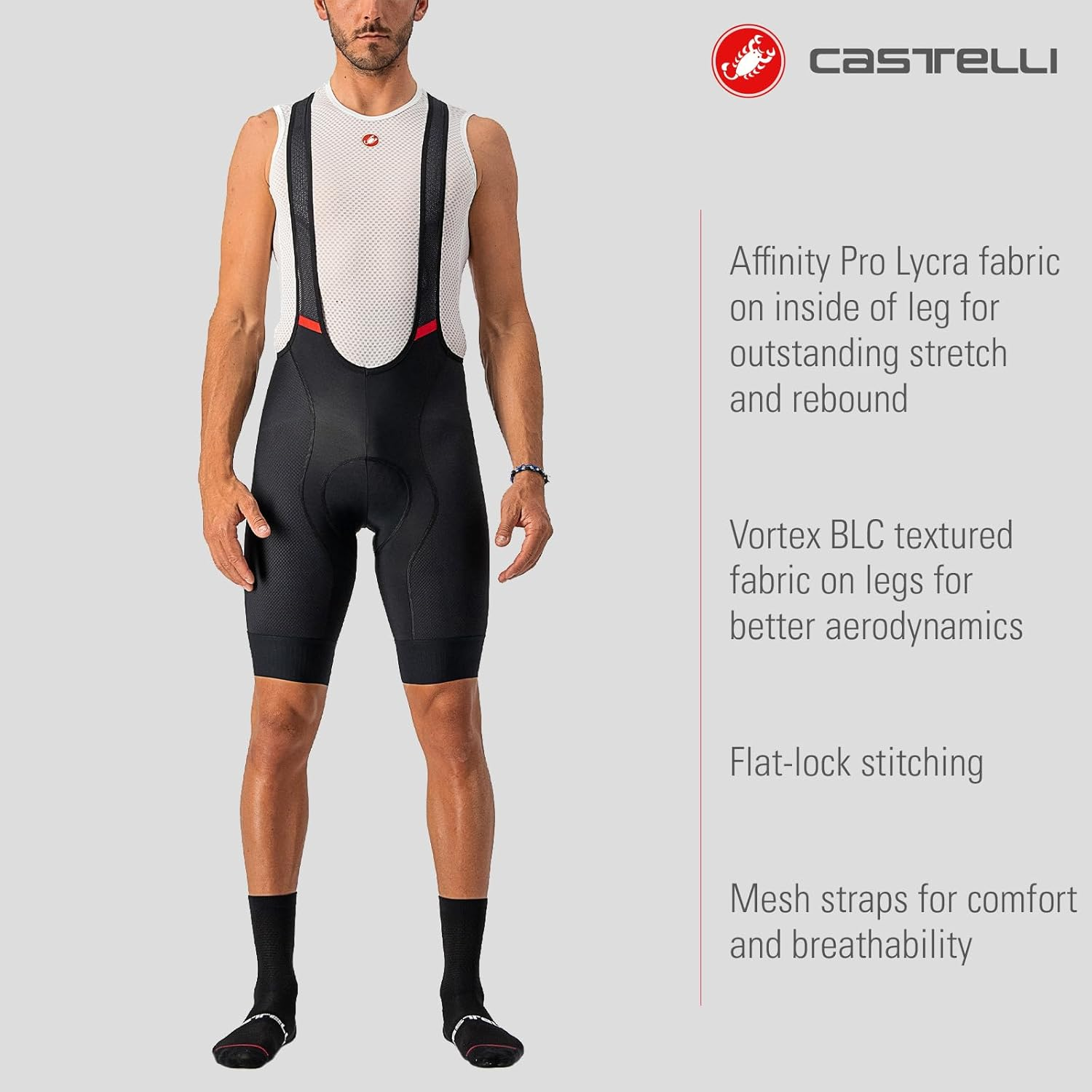 Castelli - Competizione Bib. Men'S Shorts image number 1