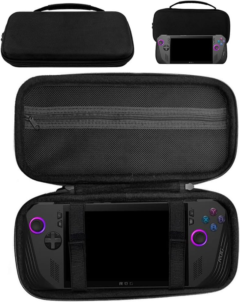 Coyktonty Carrying Case for Asus Rog Ally X, Portable Hard Shell Pouch Travel Bag,Portable Travel Handheld Case for Storage, EVA Shockproof Protective Carry Bag with Large Capacity image number 4