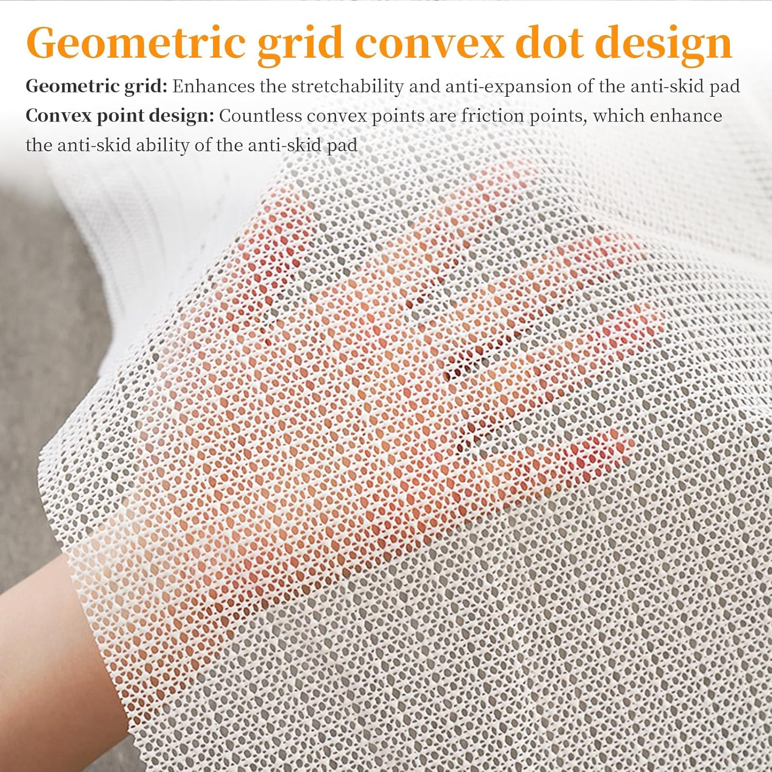 Anti Slip Rug Underlay PVC Non Slip Matting Antislippery Mat Underlay Non Slip Carpet Rug Gripper Pad Multipurpose for Drawers Shelves Tray Carpet, Used on Hard Smooth (70 * 200) image number 2