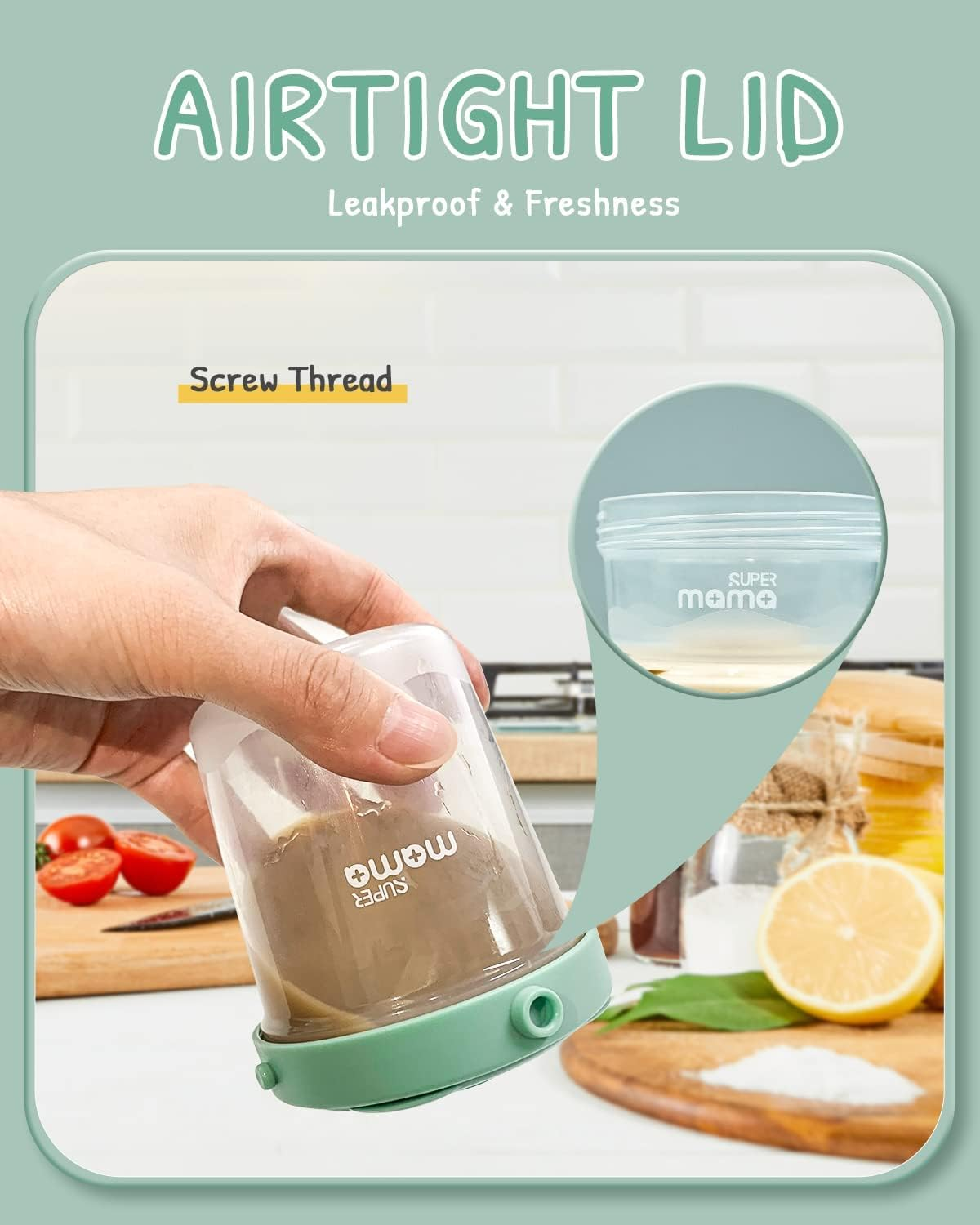 Baby Food Containers Freezer Safe - 6 Set(2/4/7Oz), Baby Food Jars with Lids, Freezer Storage Containers for Baby, Microwave & Dishwasher Safe, for Food, Dips, Snacks Etc, Pink image number 3