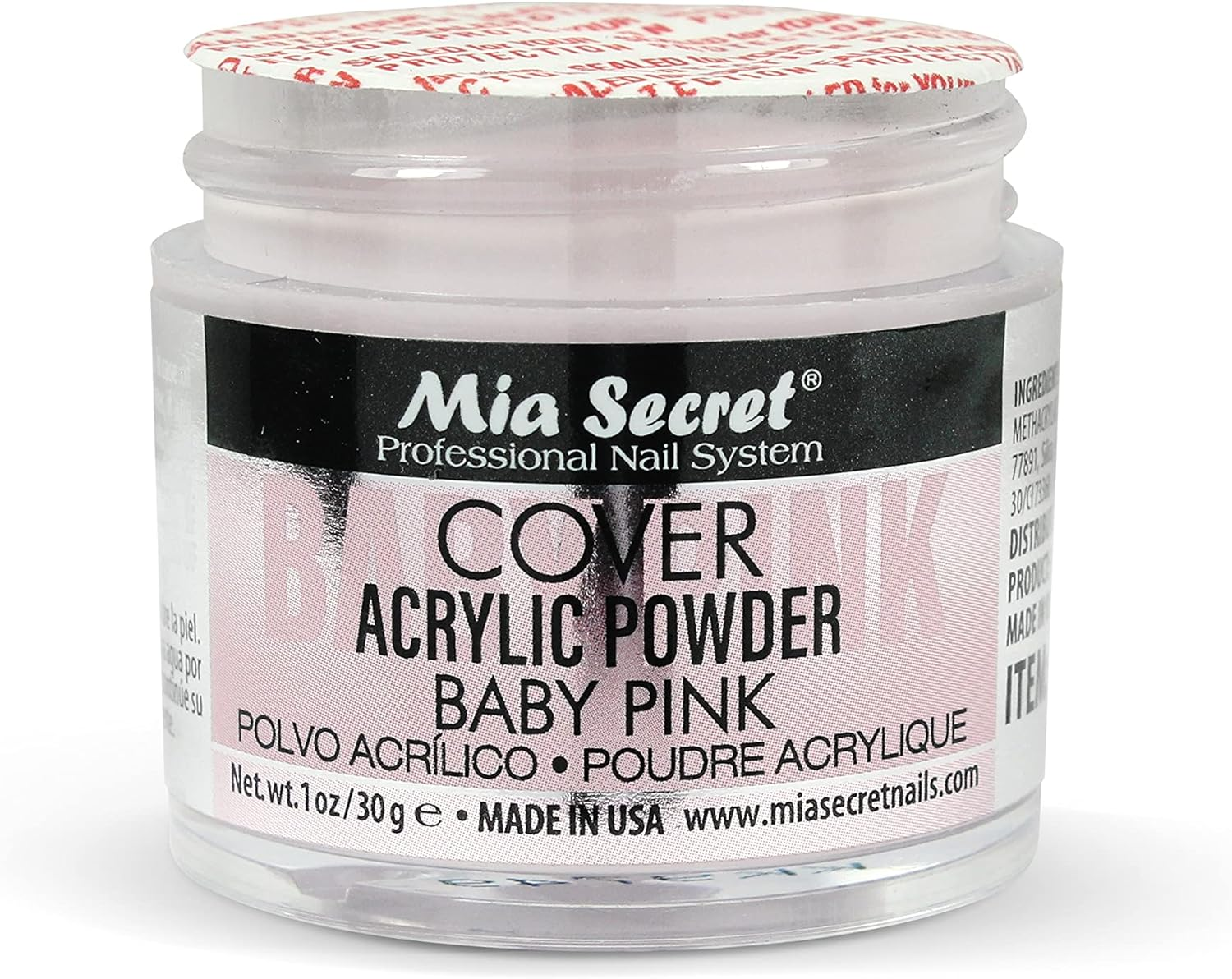 Mia Secret Acrylic Powder Cover Baby Pink 1 Oz. image number 5