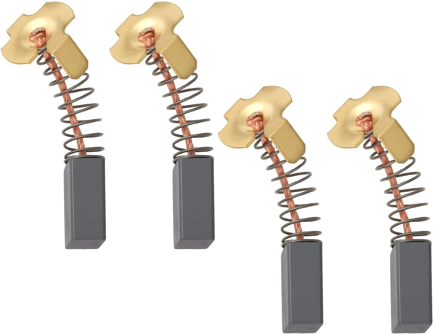 SING F LTD 4Pcs Carbon Brushes 6.75X17X17Mm Compatible with Freerider Kensington Westminster Scooters before 2008 image number 3