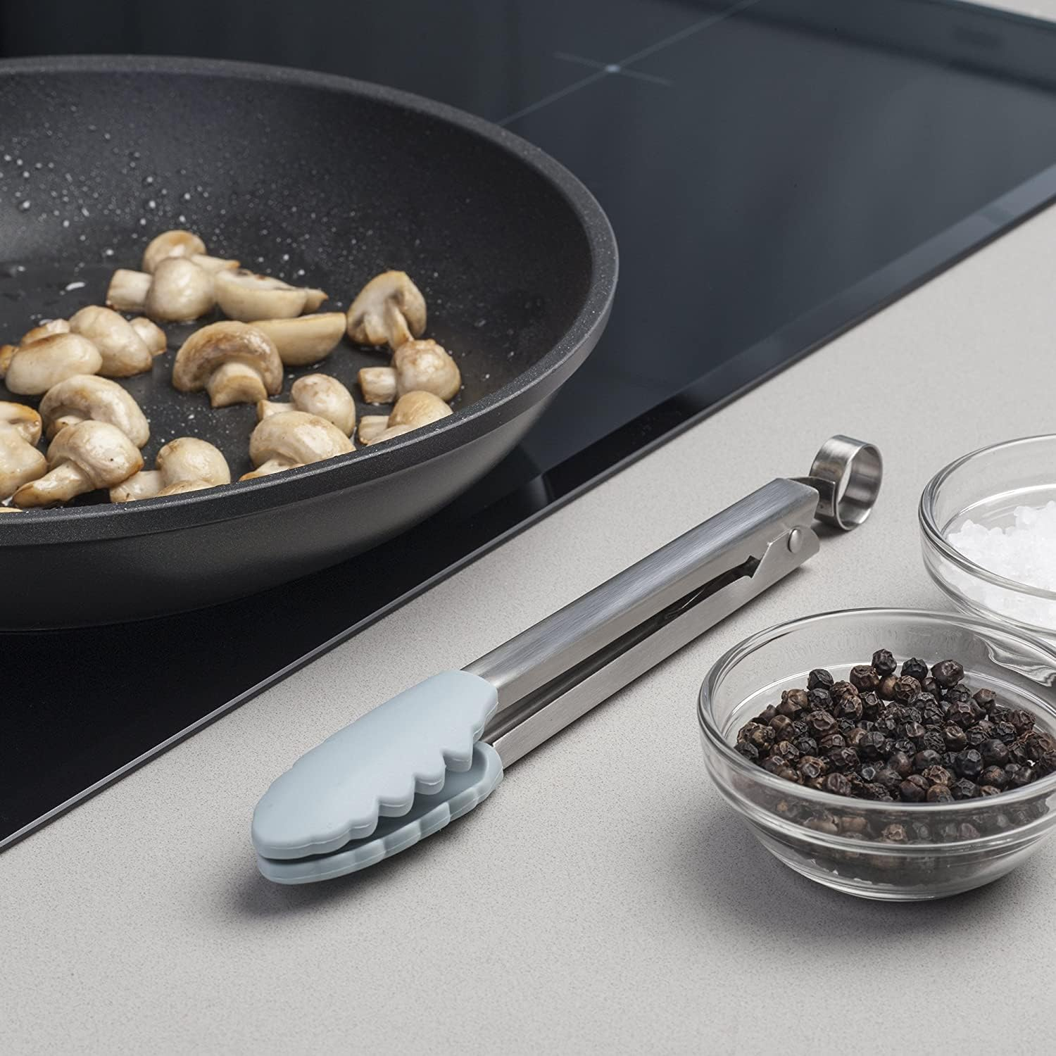 Zeal Classic Mini Silicone Tongs, Assorted (20-Pieces) image number 4