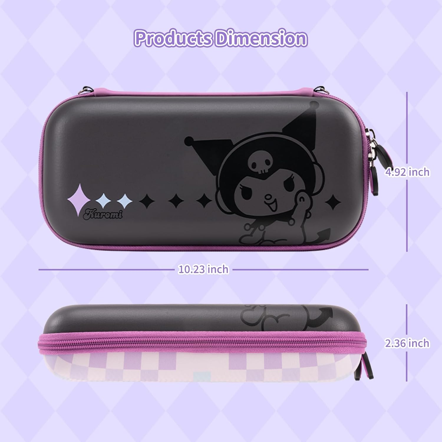 Kuitmor Carrying Case Compatible with Switch/Oled ,Hard Shell Switch Case ,Portable Travel Case for Switch Console and Other Accessories image number 3