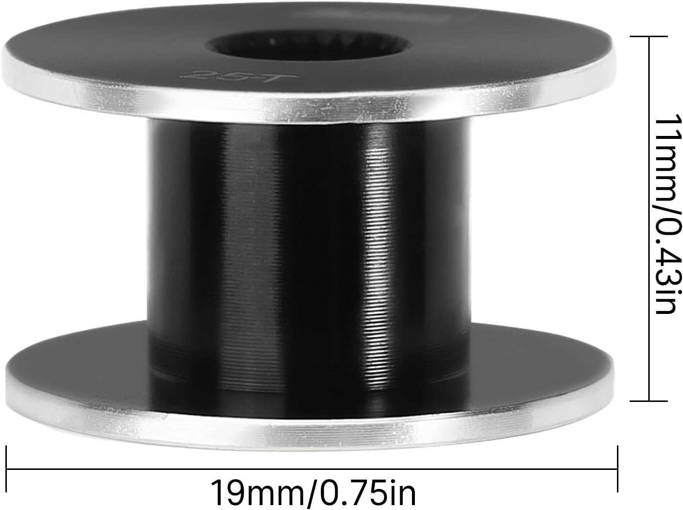 INJORA 35KG Digital Winch Servo with Winch Spool Kit for SCX10 PRO, Waterproof 360 Rotation 25T image number 6