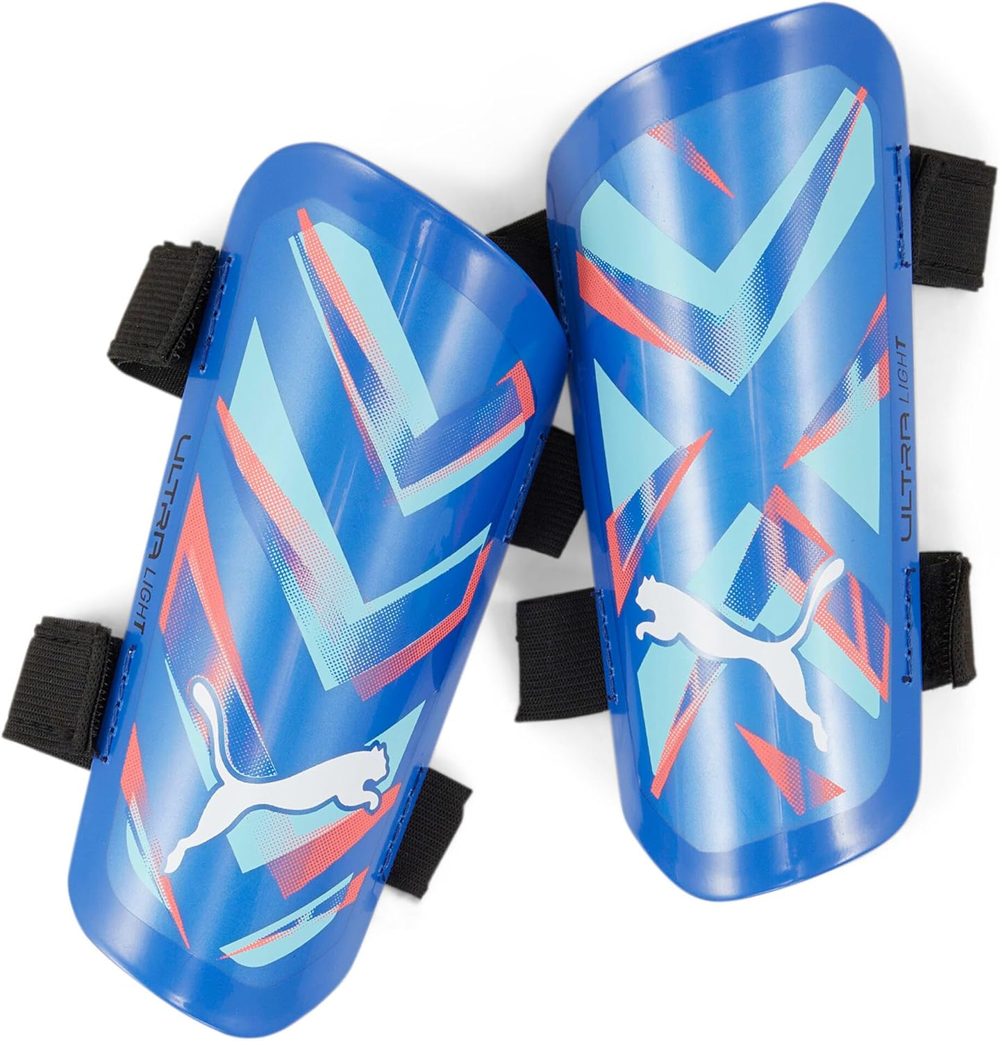 PUMA Ultra Strap Shin Pads, Adult, Unisex, Fizzy Light Parisian Night (Multicoloured)