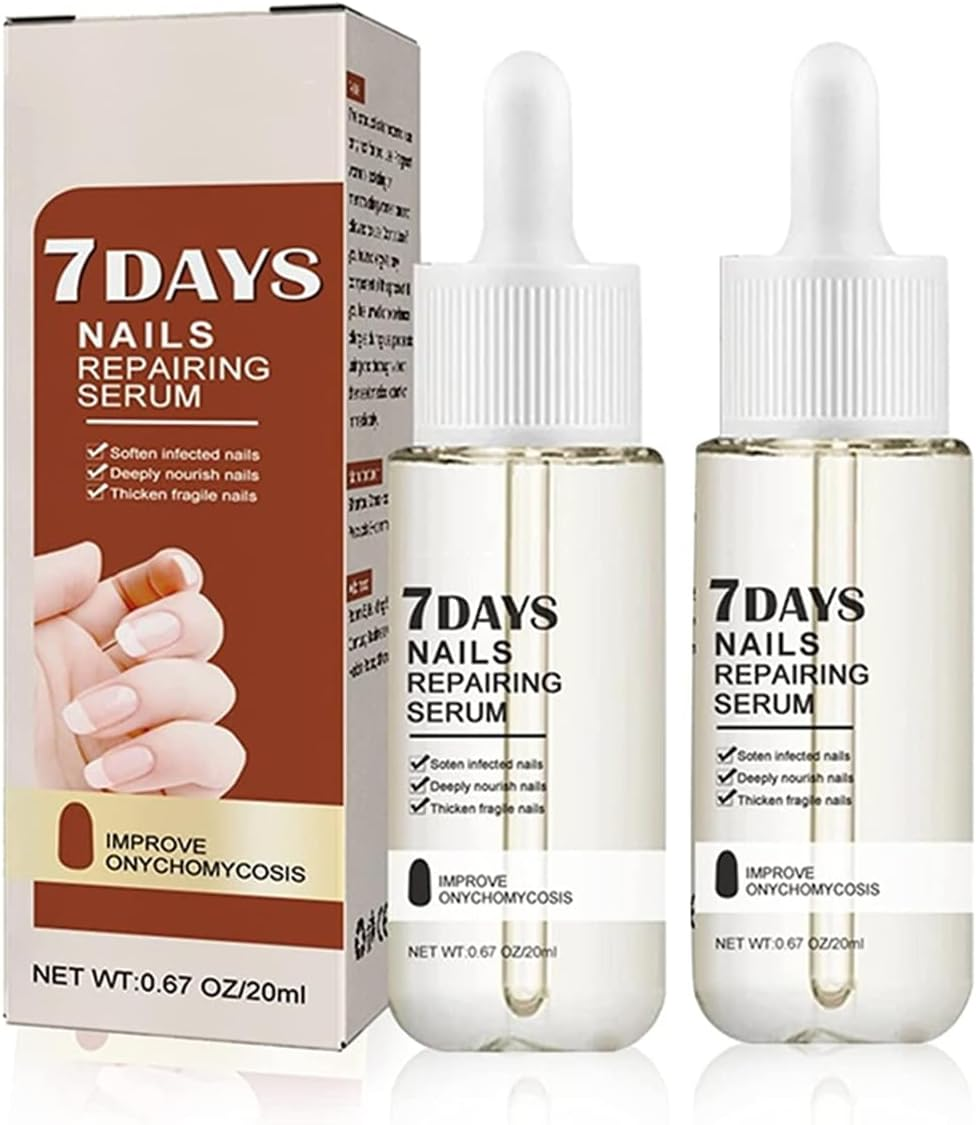 7 Days Nail Growth and Strengthening Serum, 20Ml Nail Growth and Strength Serum, Nail Growth & Strengthening Oil Serum, Stronger Nails in 1 Week Nail Strengthening Treatment (1Pcs)