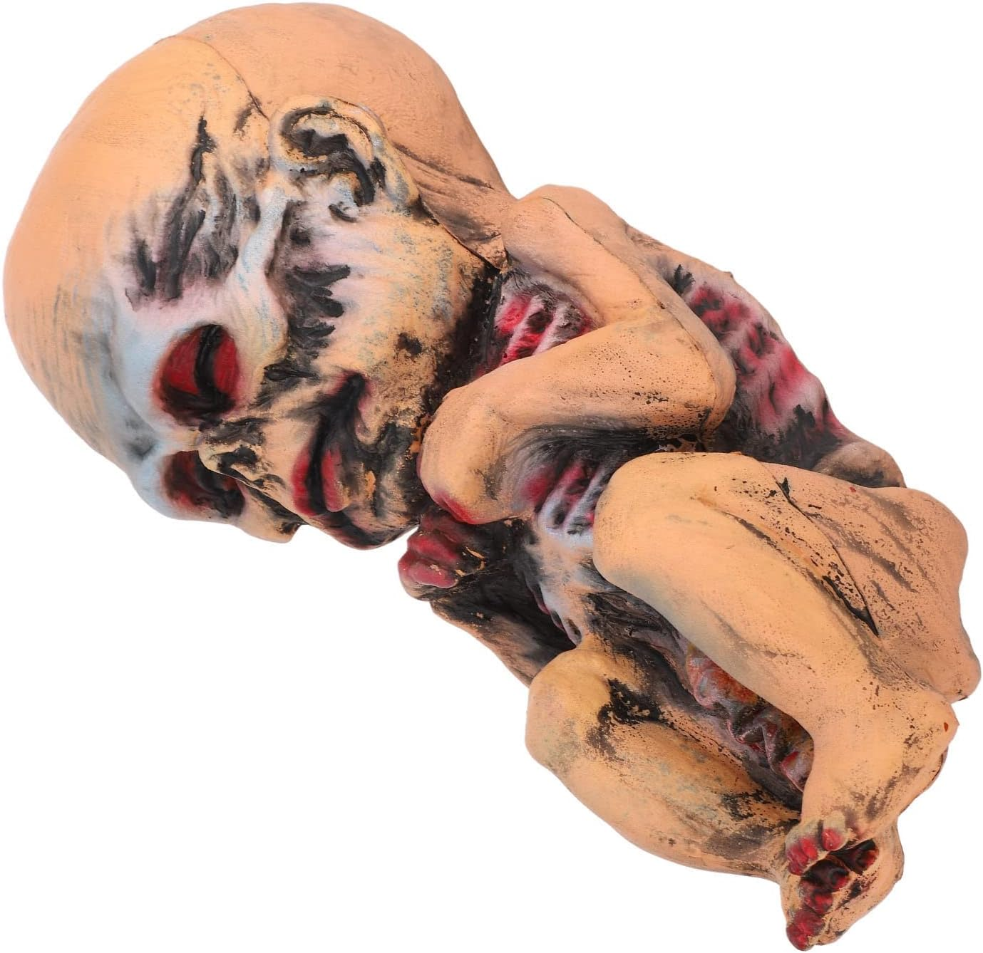 Halloween Haunted Doll, Scary Ghost Baby Decoration Tricky Toys Creepy Mummy Doll Baby Scary Haunted House Statue for Halloween Decorations and Halloween Accessories image number 1