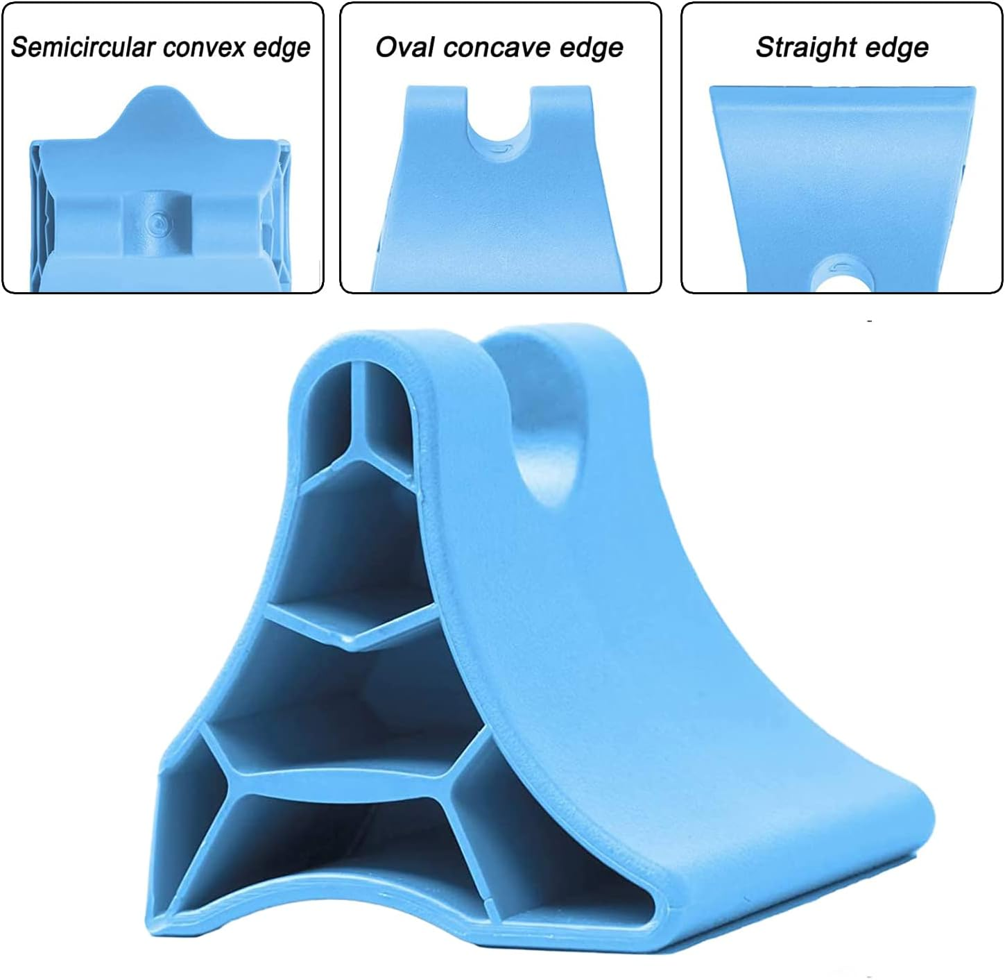 Occipital Release Tool, Portable Cervical Vertebra Suboccipital Release Device, Handheld Deep Muscle Trigger Acupressure Point Massager, Pain Relief for Headache Migraine Neck Shoulders Back (Blue) image number 6