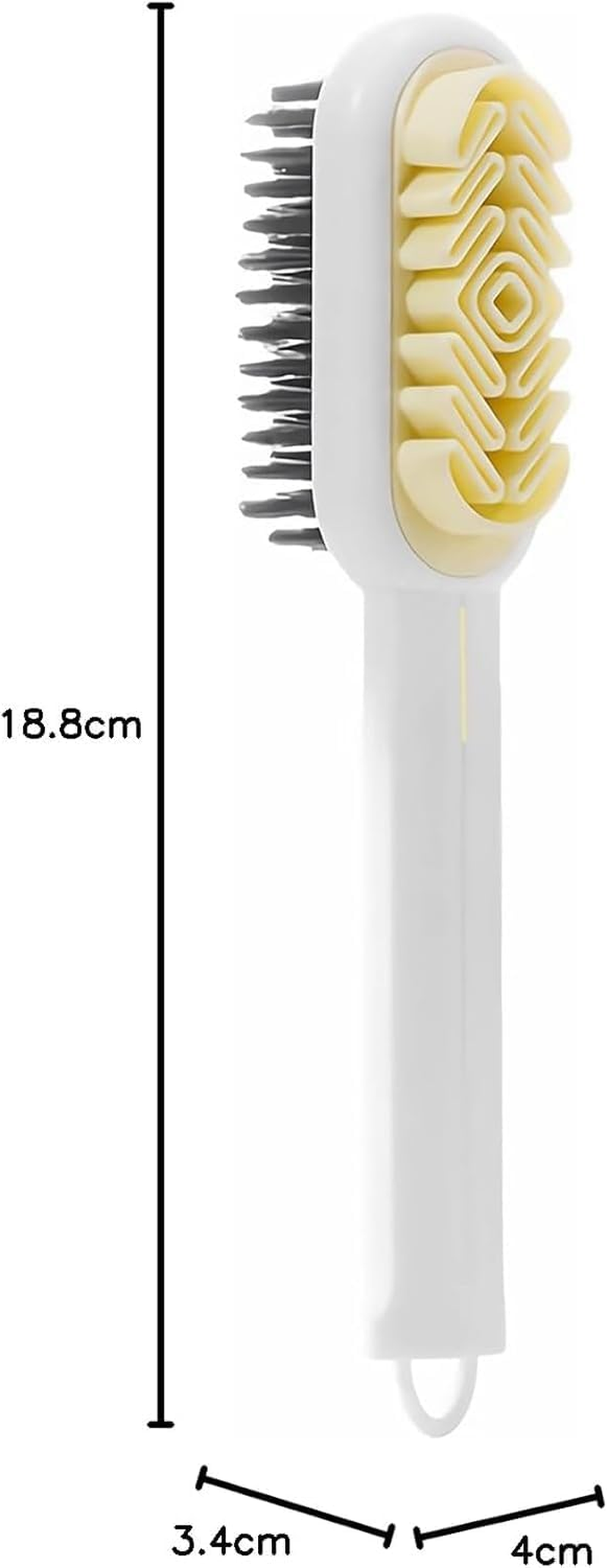 2 in 1 Scrub Suede Shoe Brush, 2-Sided Rubber Polish Eraser with Soft Bristle Brush for Suede Cleaner and Nubuck Brush, Portable Leather Shine Cleaning Brush for Boots Handbag Coat Pans Sofa Furniture image number 6