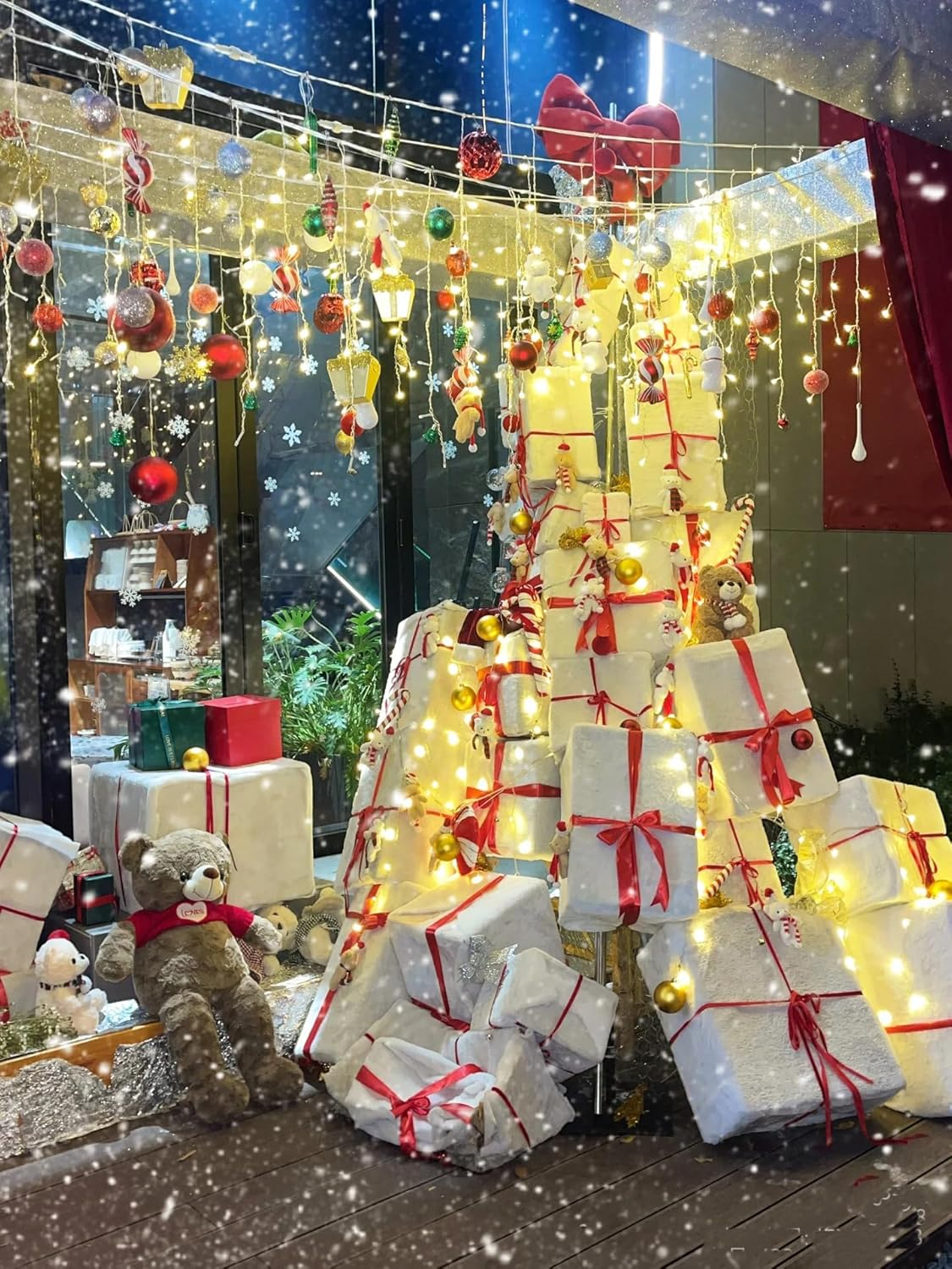 Ribbon for Gift Wrapping Satin Ribbon for Hair Crafting Thin Silk Fabric 25 Yard Sruban Decoratif Ribbon for Crafts Gift Valentine Ribbons (Red, 1.5Cm)