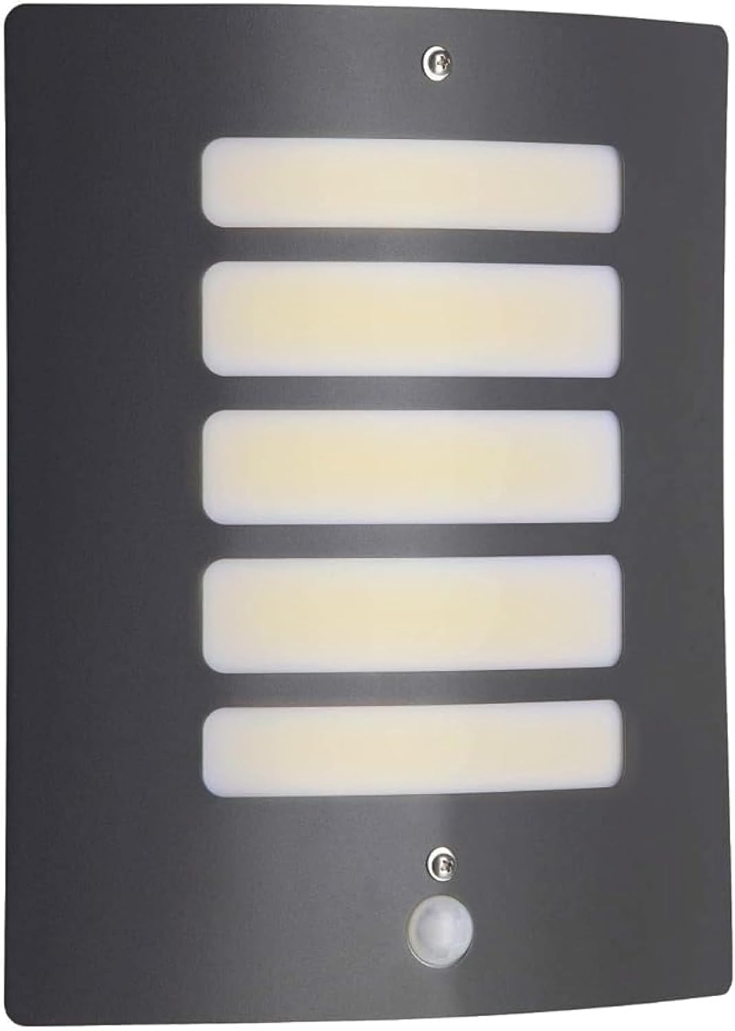 BRILLIANT Lamp Todd Outdoor Wall Light Motion Detector Anthracite | 1X A60, E27, 60W, Suitable for Standard Lamps (Not Included) | Scale a ++ to E | IP Protection Class: 44 - Splash-Proof