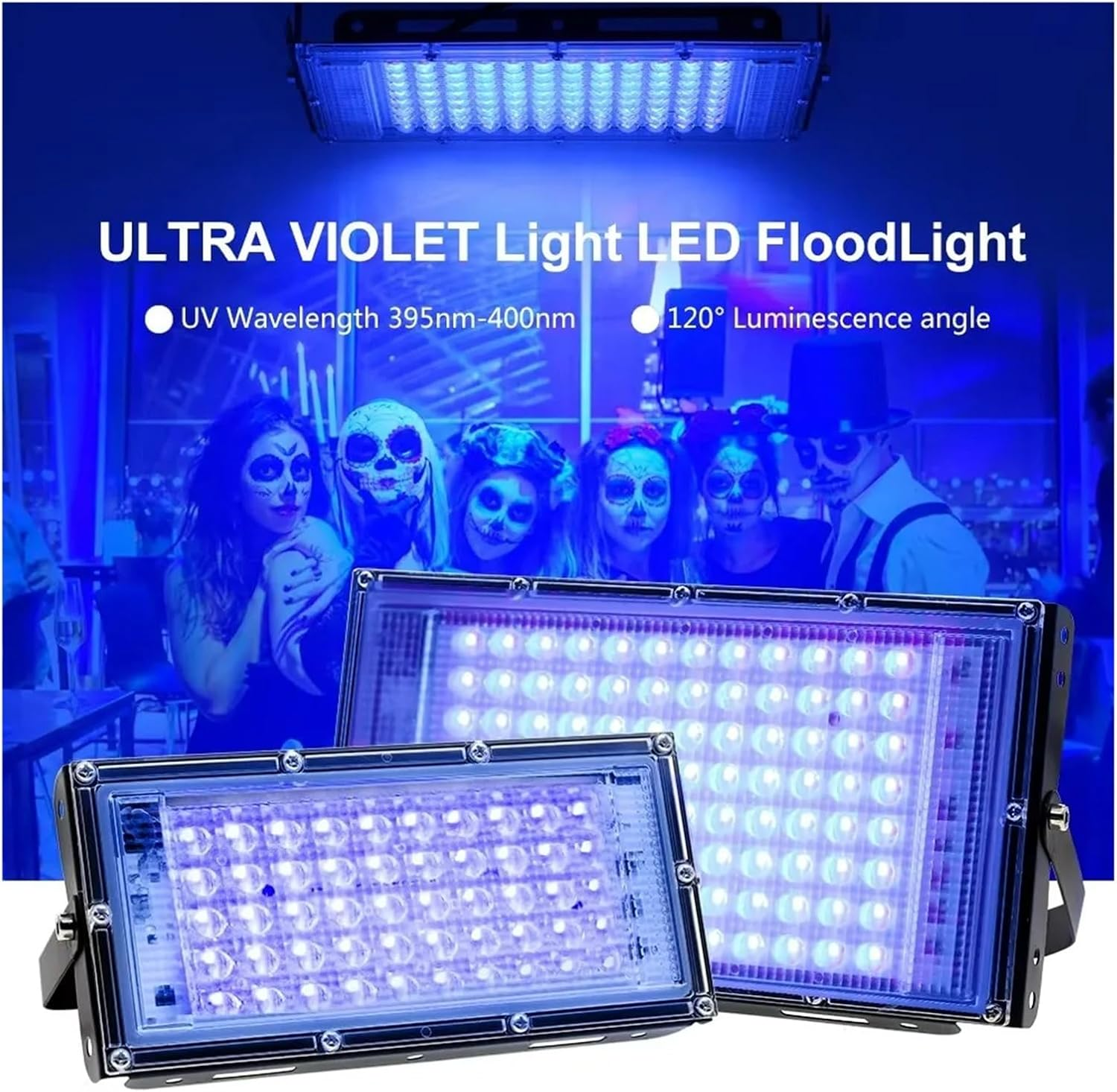 200W 300W LED Ultraviolet Curing Lamp 395Nm 365Nm 405Nm UV Glue Printing Spraying Painting Resin Ink DIY for DIY Enclosures(200W,395Nm*365Nm) image number 6