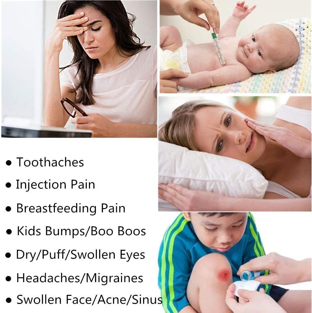 WORLD-BIO Kids Ice Pack for Boo Boos Injuries, Reusable Children'S Fun Cartoon Pack Pain Relieve for Teething, Headaches, Small round Cold Gel Pack Comfort for Breastfeeding, Post Surgery 10 Packs image number 6