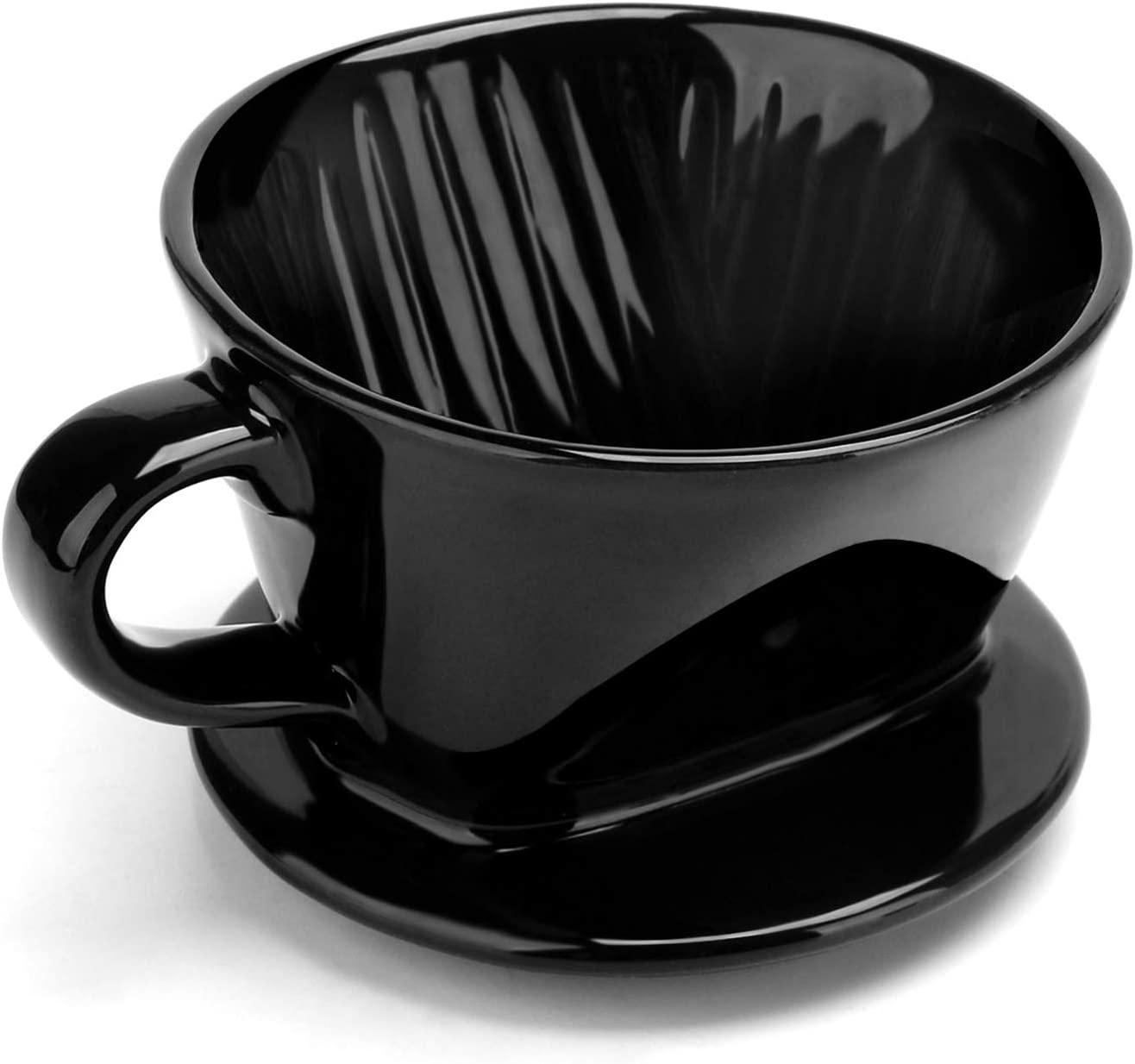 Segarty Pour over Coffee Dripper Filter Cup #2 Black