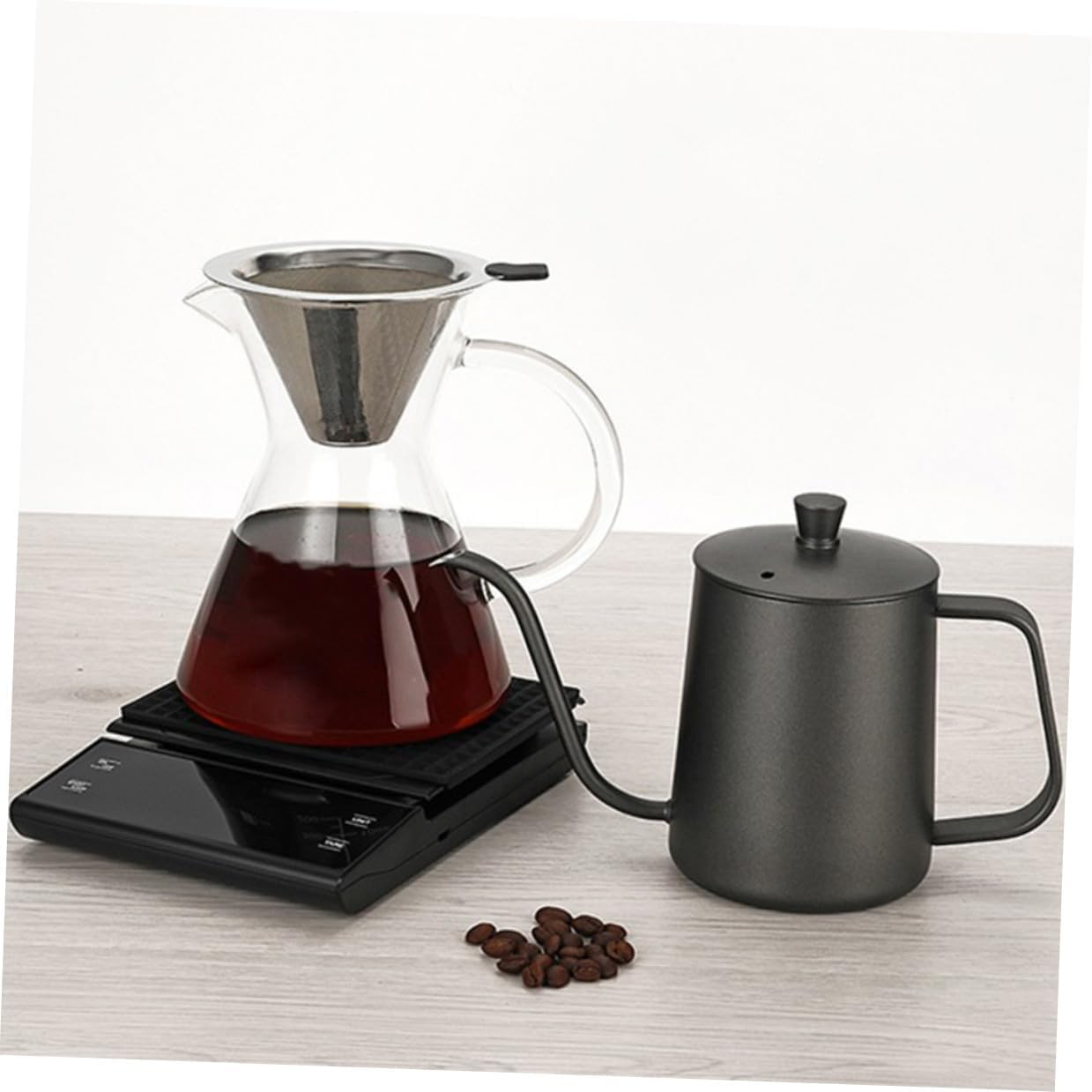 CIYODO Sturdy Stainless Steel Coffee Filter with Precision Mesh for Drip Brewing Wear-Resistant Tea Strainer Reusable and Easy to Clean for Home Coffee Bar and Espresso Brewing