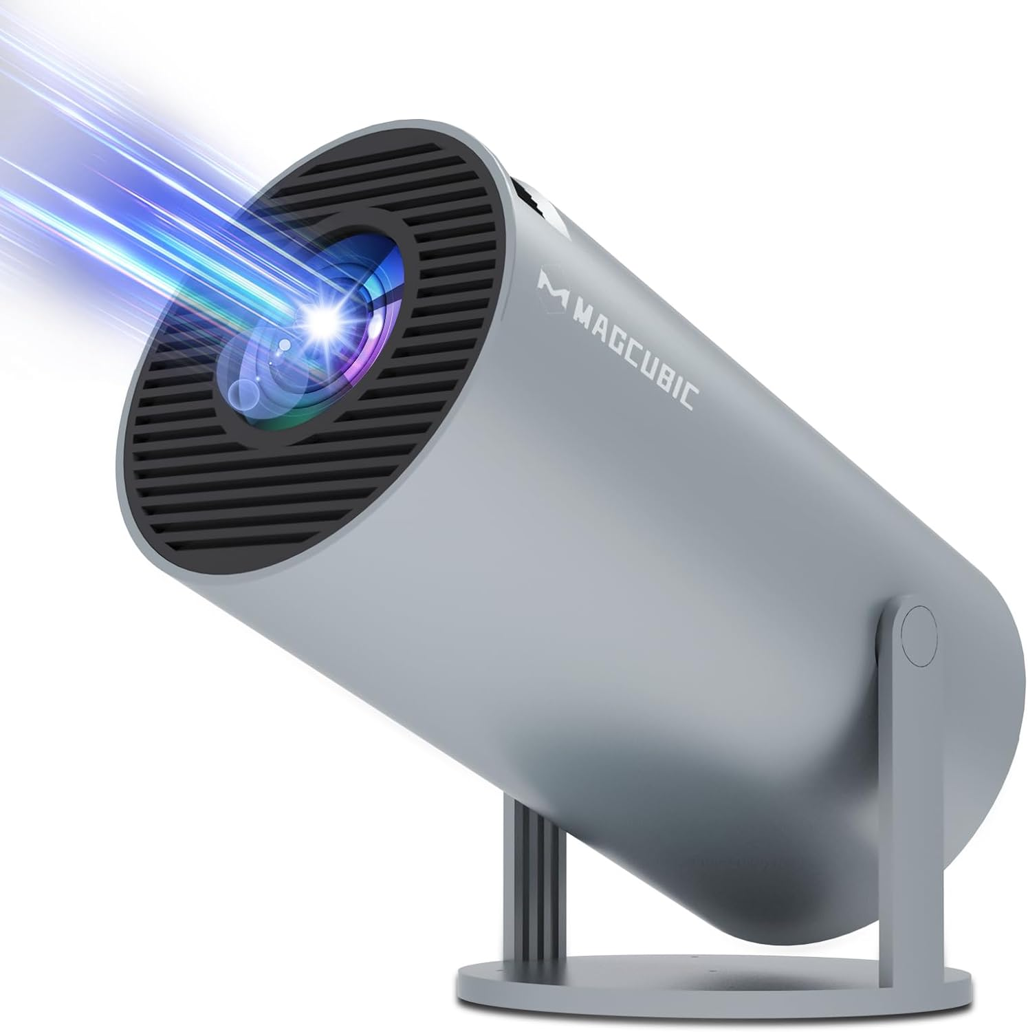 Magcubic HY300 PRO Portable Projector 4K Android 11 Dual Wifi6 1280X720P Resolution 260 ANSI Lumens 180&deg;Rotatable Outdoor Movie Projector - Grey image number 5