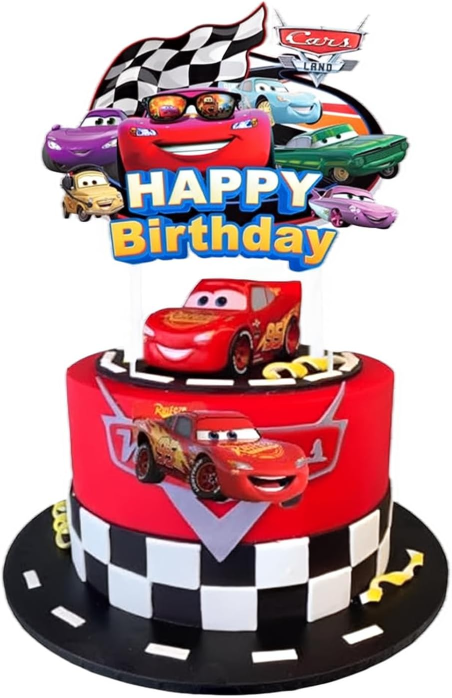 Car Cupcake Topper Cake Decoration Set for Party Desserts, Classic Car Theme Cake Topper Set for Birthday Celebrations, Food Grade Material - 25 Pcs &ndash; Ermaoo image number 4