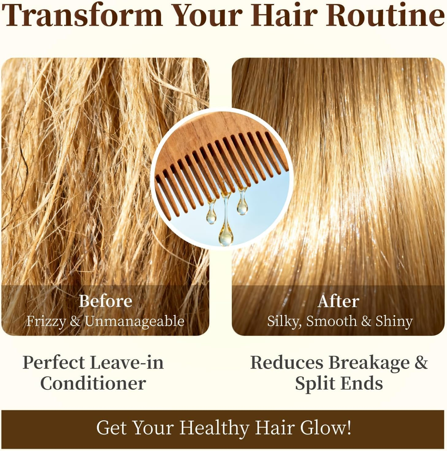 Sweet Almond Oil, 100% Pure Cold-Pressed Organic Moisturizer, Natural Conditioner for Skin, Hair and Body Care, Massage Oil, 500Ml image number 6