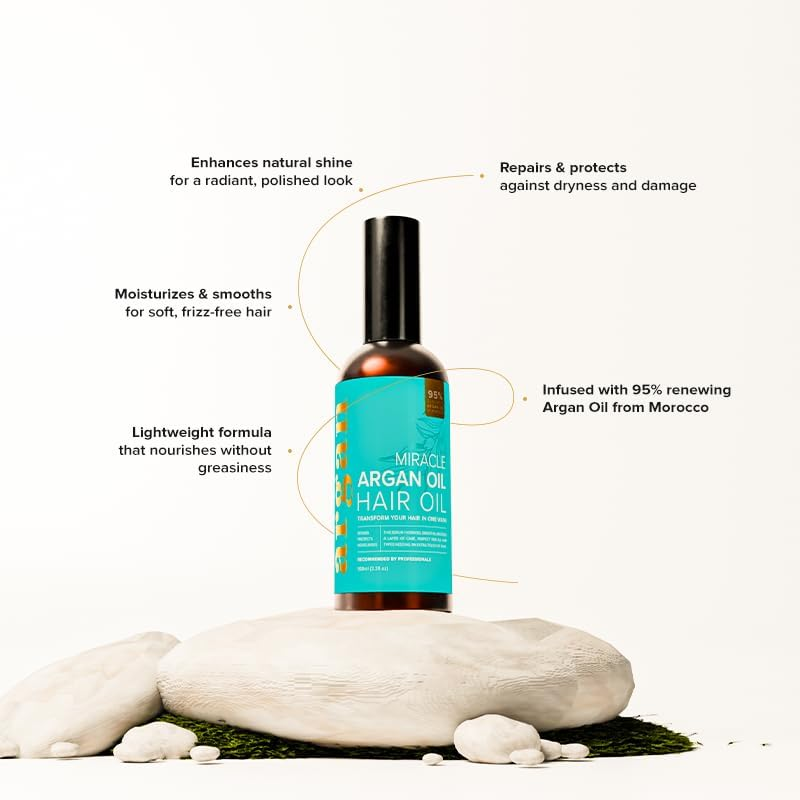 Klara Cosmetics Miracle Argan Hair Oil for Nourishment and Care 100Ml