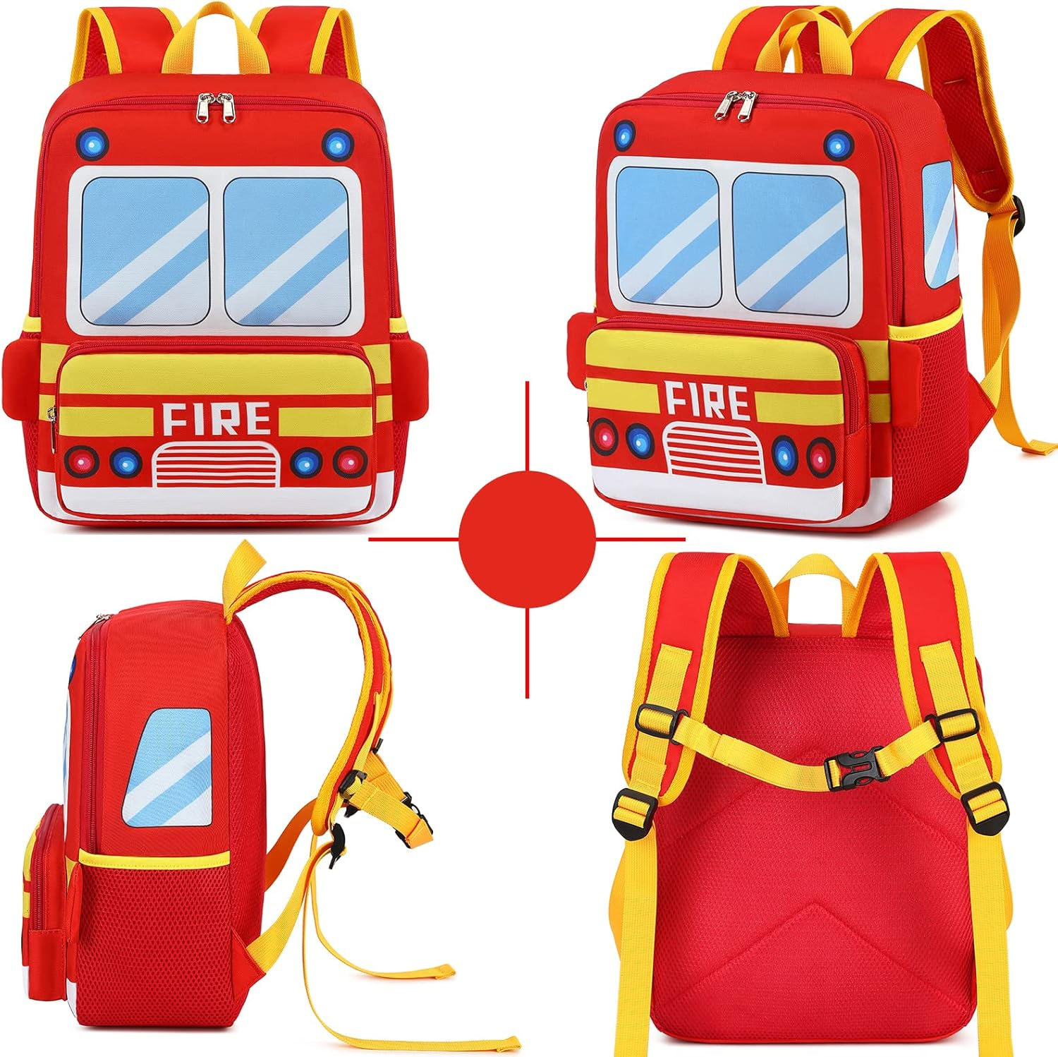 Kids Backpack for Boys Girls Preschool Bookbags 3D Cartoon Daycare Toddler Bags image number 6