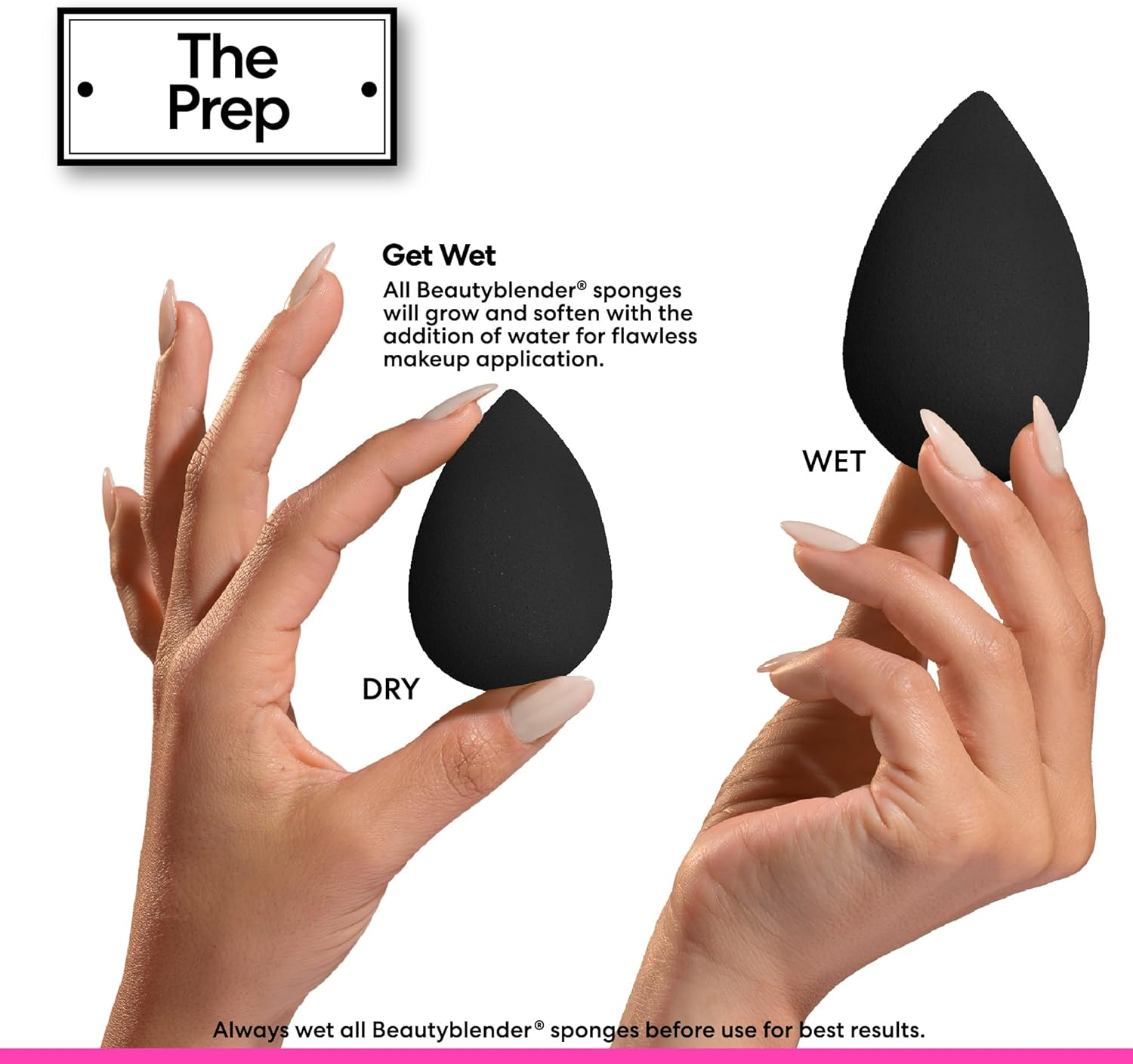 Beautyblender&reg; Foam Pop Blending Duo &ndash; Makeup Sponge Set with Original Beautyblender & Micro Mini &ndash; Precise Application for Foundation, Concealer & Highlighter &ndash; Latex-Free, Reusable, Vegan