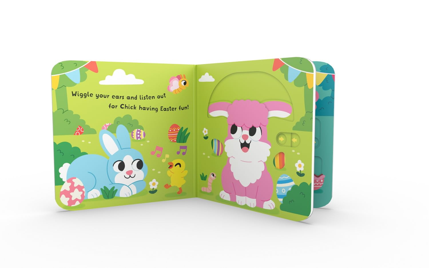 Easter Bunny'S Wobbly Bottom: a Fun-Filled New Interactive Novelty Board Book Series with Sliders to Wobble! image number 2