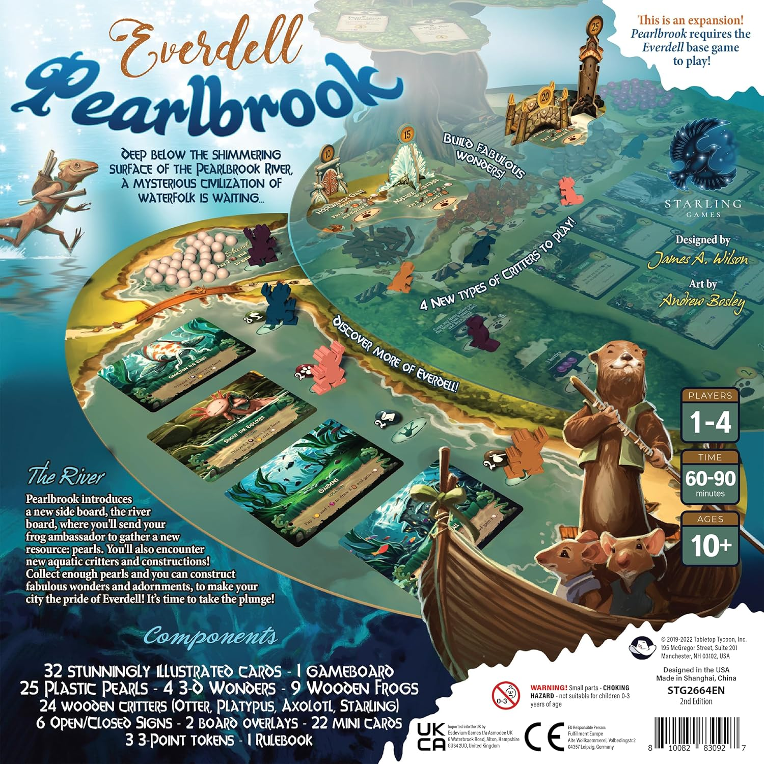 Starling Games Everdell Pearlbrook 2Nd Edition Board Game Expansion for 1-4 Players image number 6