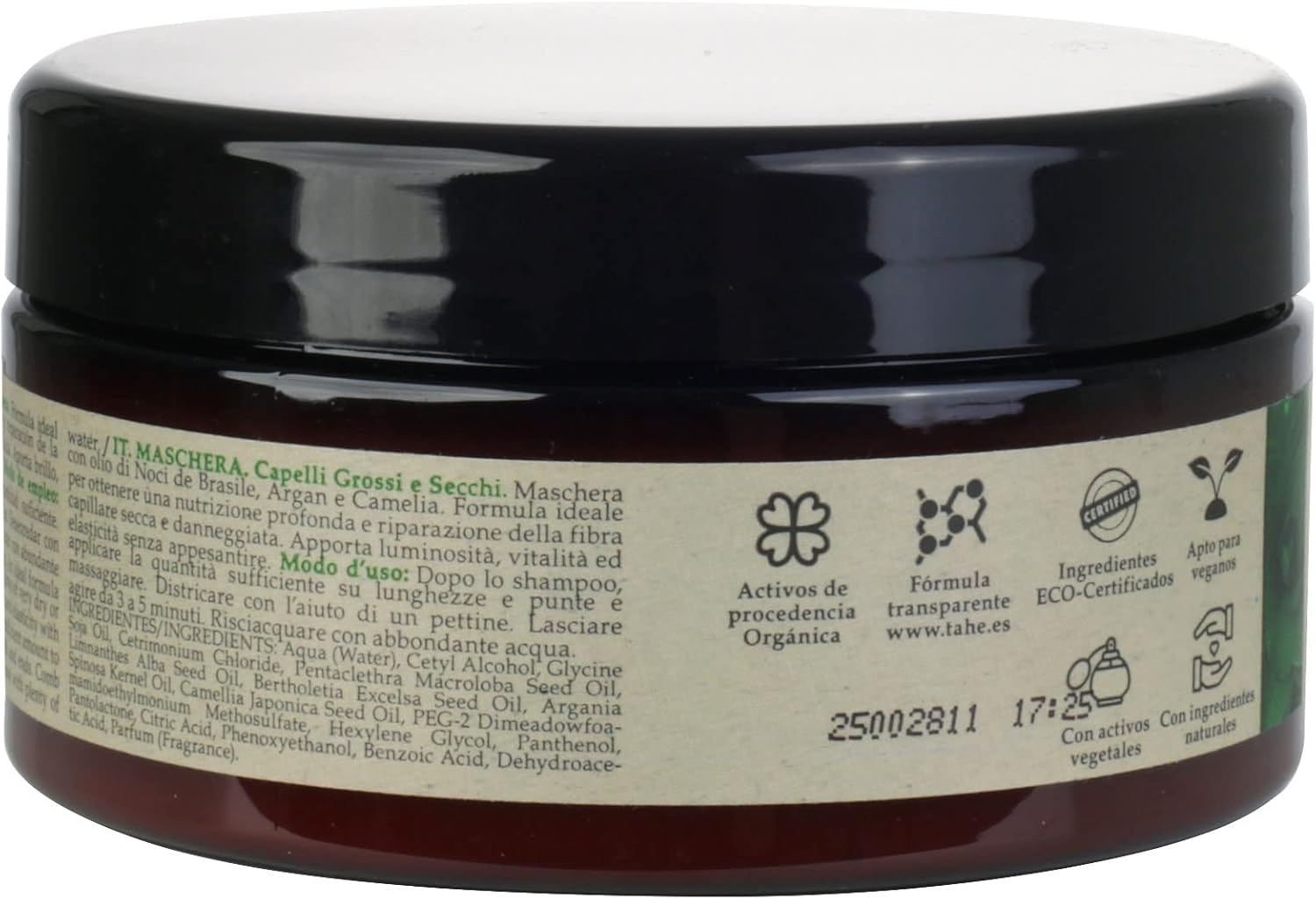 Nutritium Oil Organic Care Hair Mask for Thick Hair - with Brazilian Nut Oil, Argan Oil and Camellia Oil, 300Ml image number 2