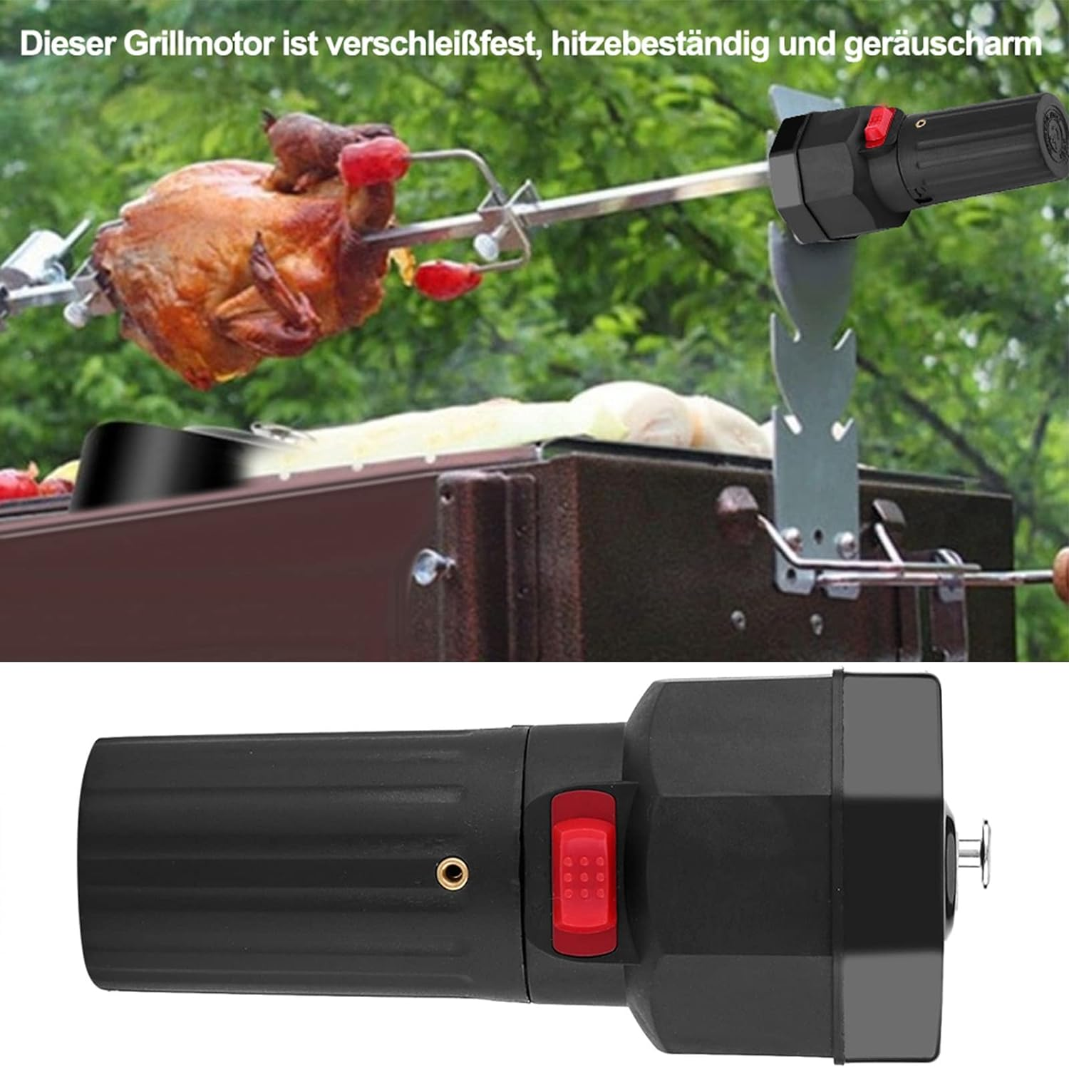 1.5V Barbecue Motor, Electric Grill Roasting Rotisserie Grill Motor, BBQ Rotisserie Motor, with USB Cable (Battery Not Included) image number 3