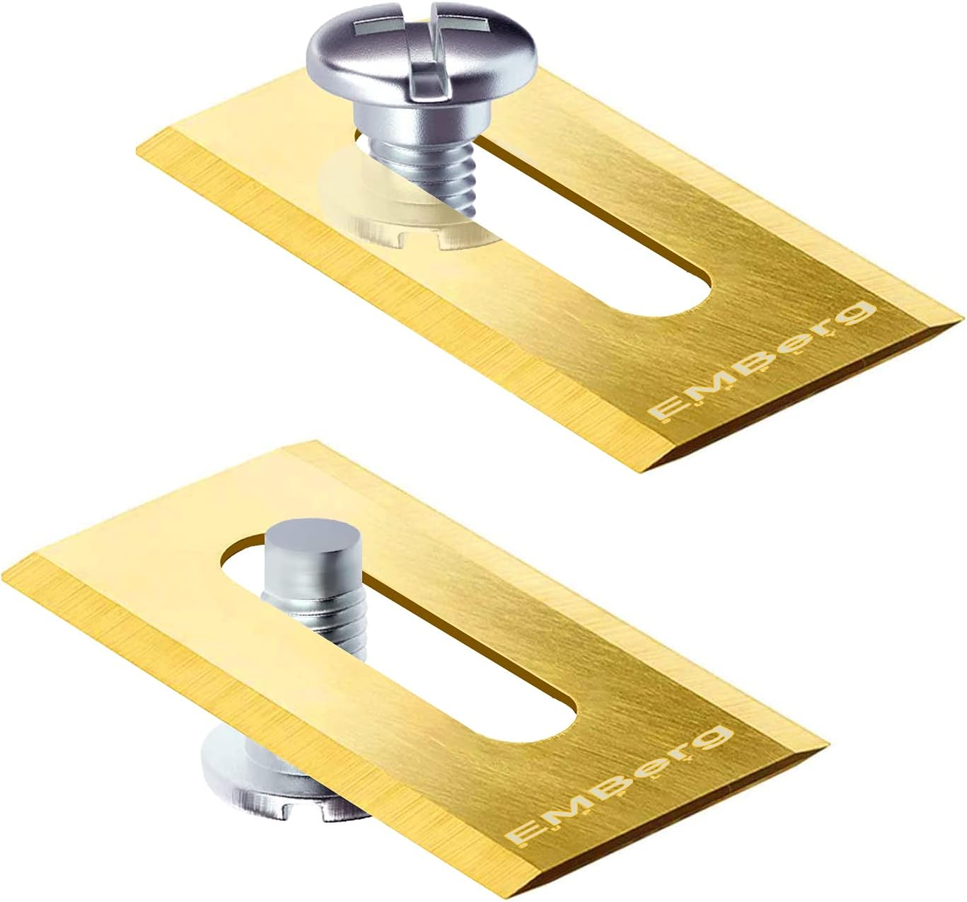 Emberg Endurance Blades (18 Pack) for Husqvarna Automower Gardena Mcculloch Robotic Lawnmower Mowing Lawn Mower Robo Robot Accessories Replacement Blade for 315 430 435 450 Others. (Titanium Coated) image number 6