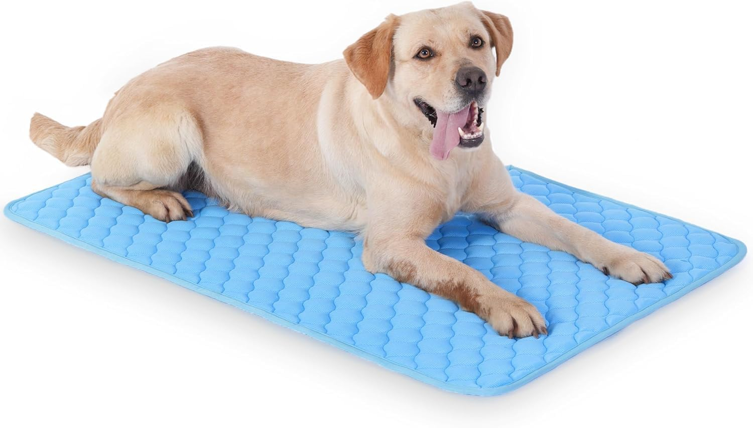 Self Dog Cooling Mat, Washable Ice Silk Cooling Mat for Small Medium Large Dogs and Cats, Pet Sleeping Pad for Crate, Bed, Indoor, Car Seats，100 * 75 (L) image number 5