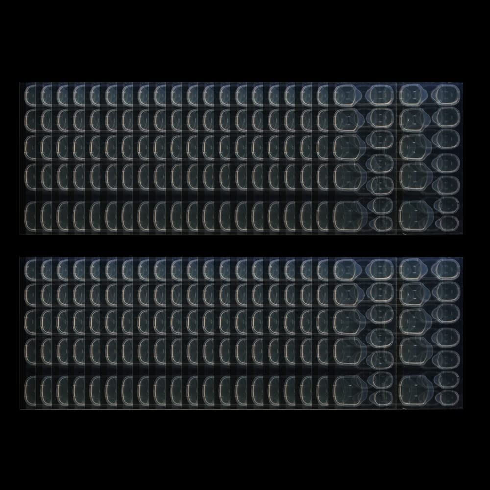 40 Sheets 960 Pieces Large Size Transparent Nail Adhesive Tabs, Breathable Double Sided Glue Nail Sticker, Acrylic False Nail Jelly Adhesive for Manicure Supplies, Yellow image number 5