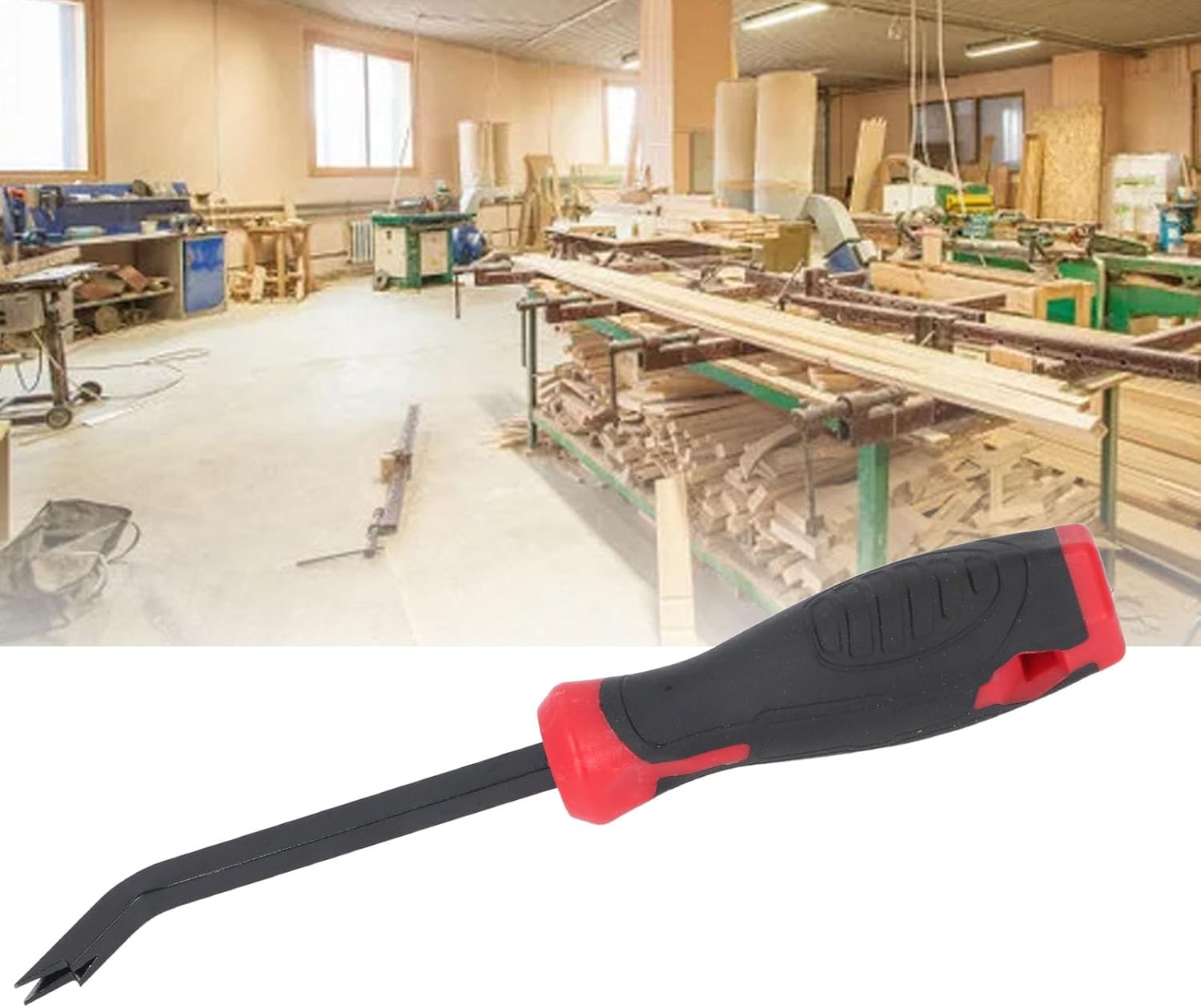 Staple Remover, Staple Puller, Upholstery Tools Staple Lifter, Nail Puller, Cr V Steel Heavy Duty Staple Extractor Lifter for Carpets Wood Flooring Furniture Architecture image number 4