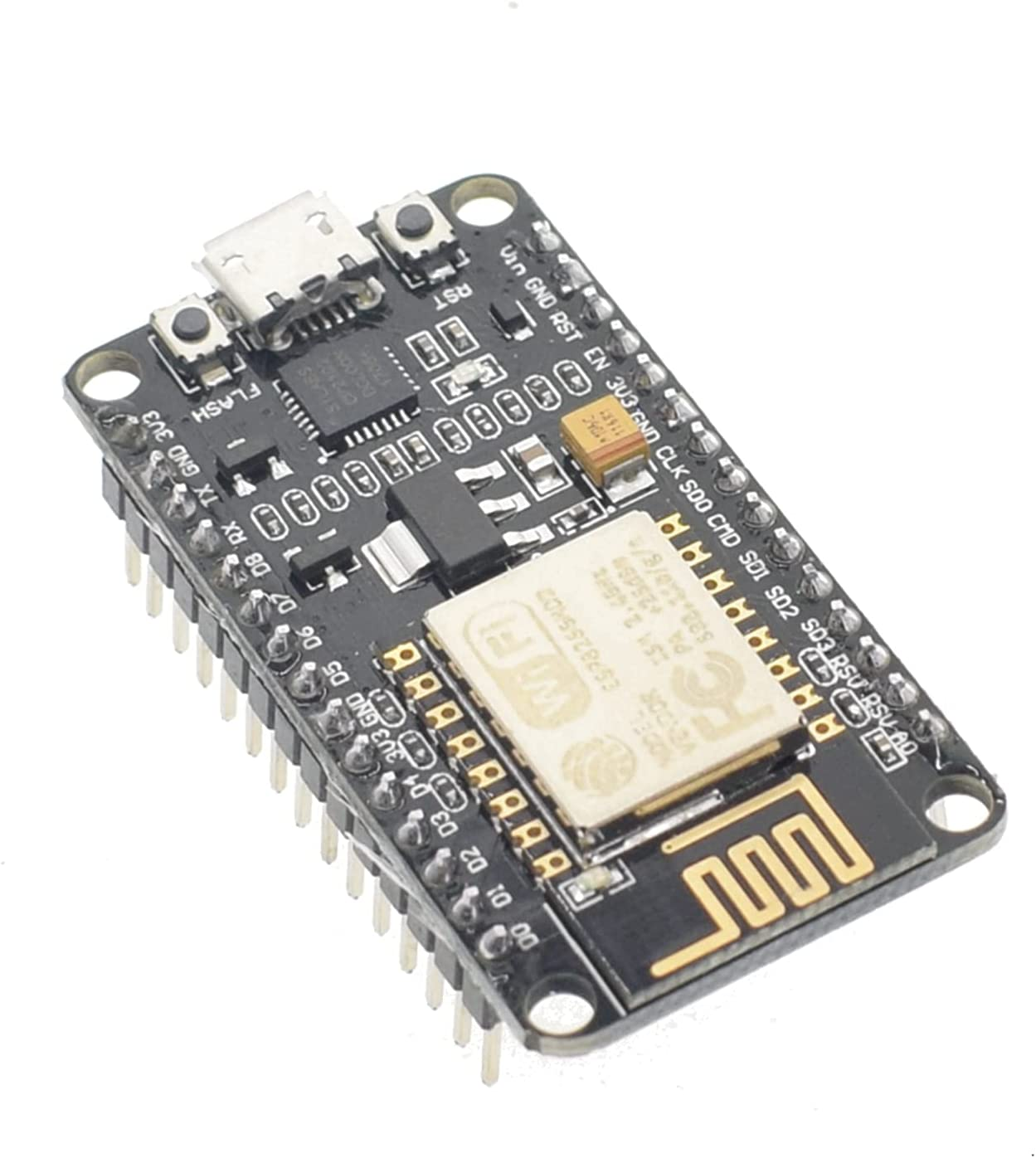 DIGISHUO 2Pcs ESP8266 Nodemcu CP2102 ESP-12E Development Board Open Source Serial Module Works Great for Arduino Ide/Micropython image number 4
