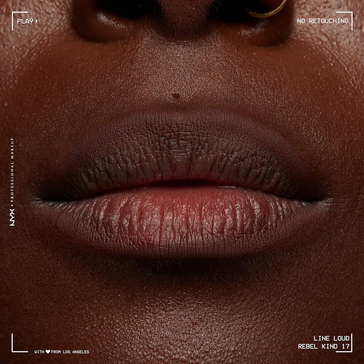 NYX Professional Makeup Lip Liner, Matte Finish, Kiss- and Colourfast as Well as Smudge-Proof, Long-Lasting, Line Loud, 17 Rebel Kind image number 2