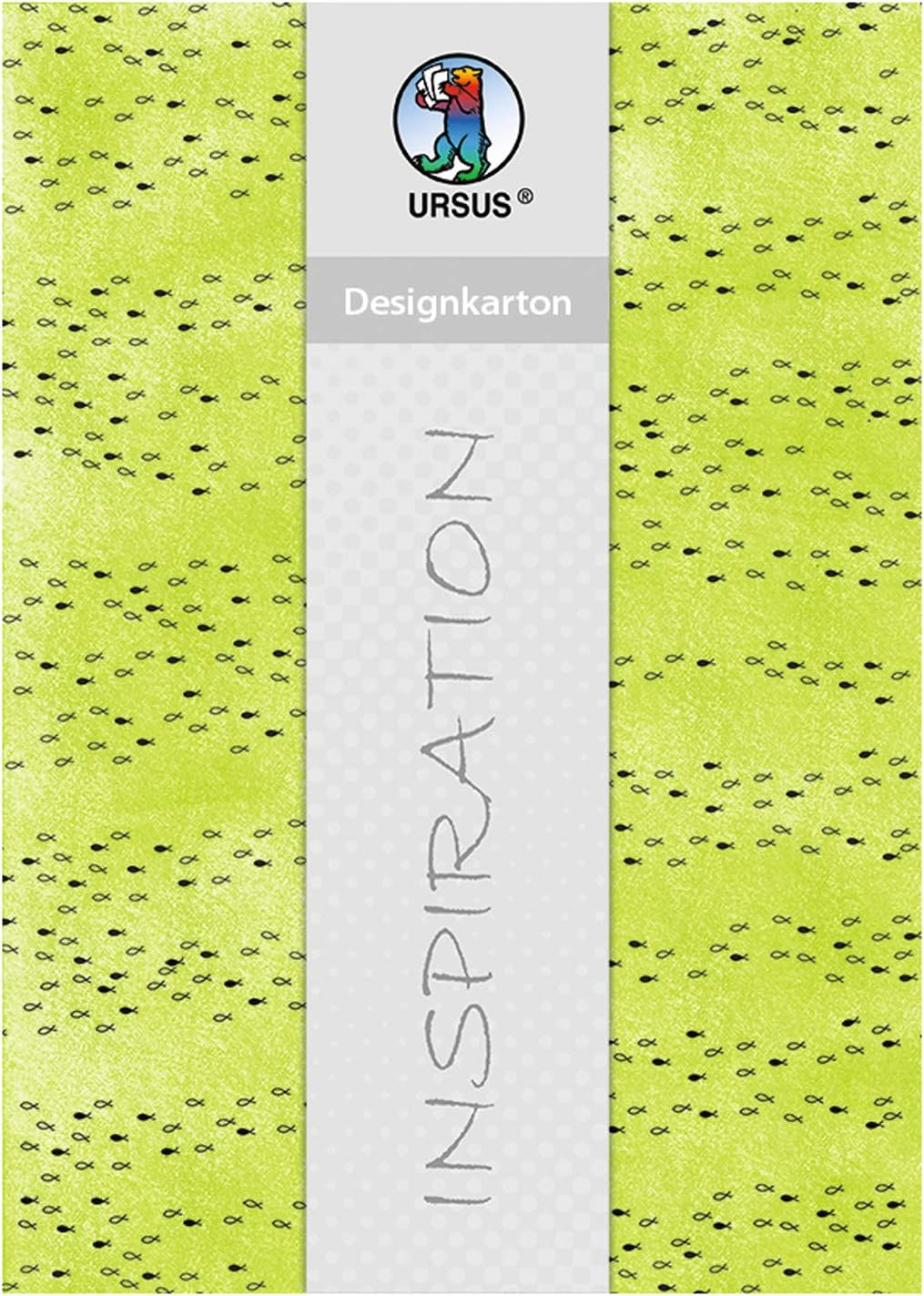 Ursus Halleluja 62414602F Design Cardboard DIN A4 200 G/M&sup2; 5 Sheets with Banderole Printed on Both Sides Front with Motif Plain Back Ideal for Many Crafts
