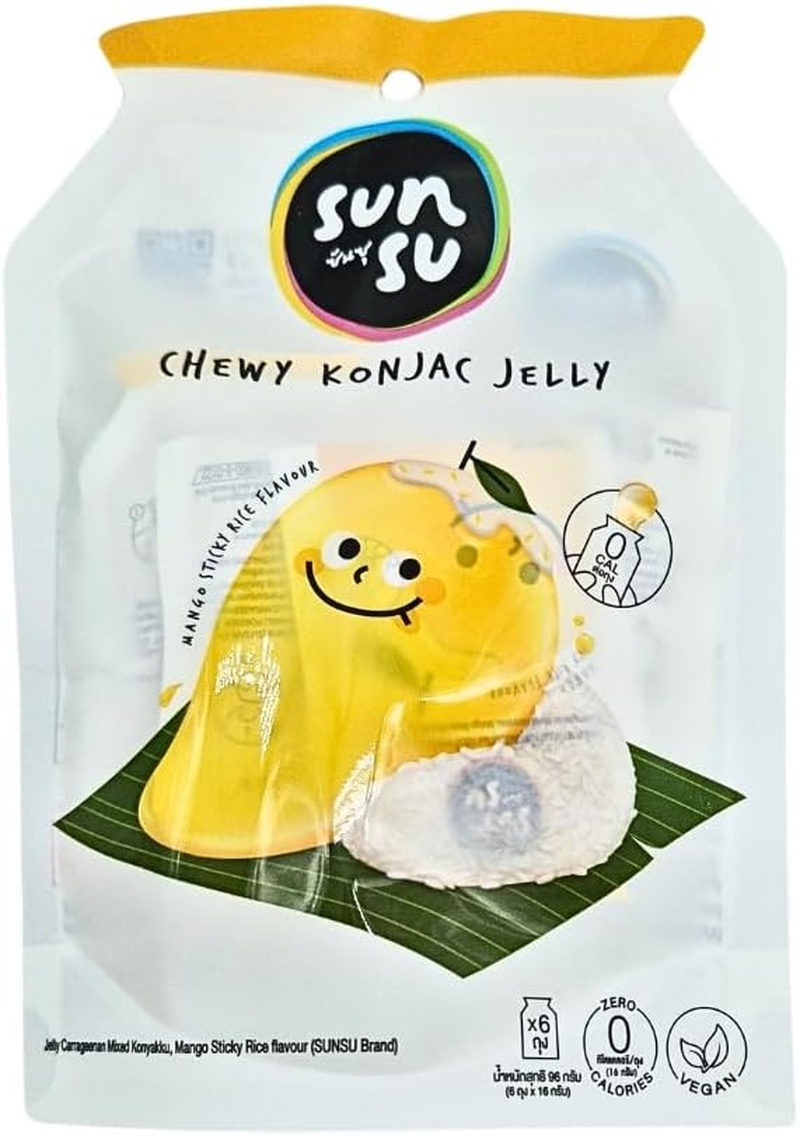 Sunsu Chewy Jelly Mango Sticky Rice Flavour 96G image number 2