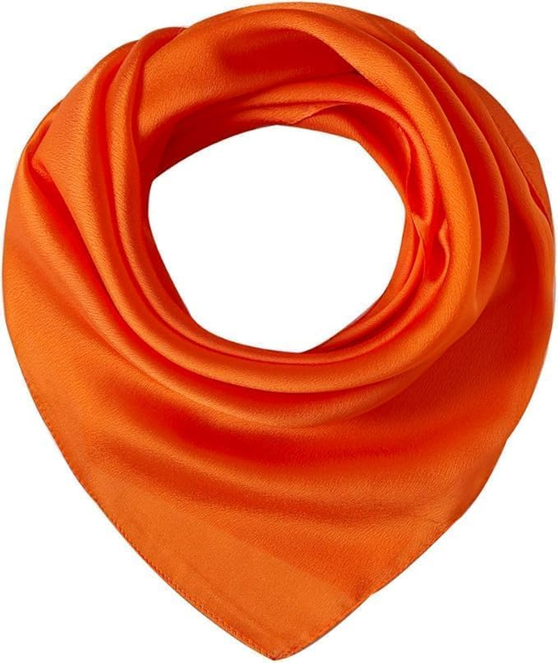 Women'S Scarfs Silk Small Square Scarves Silk Hair Scarfs Neckscarfs for Women image number 5