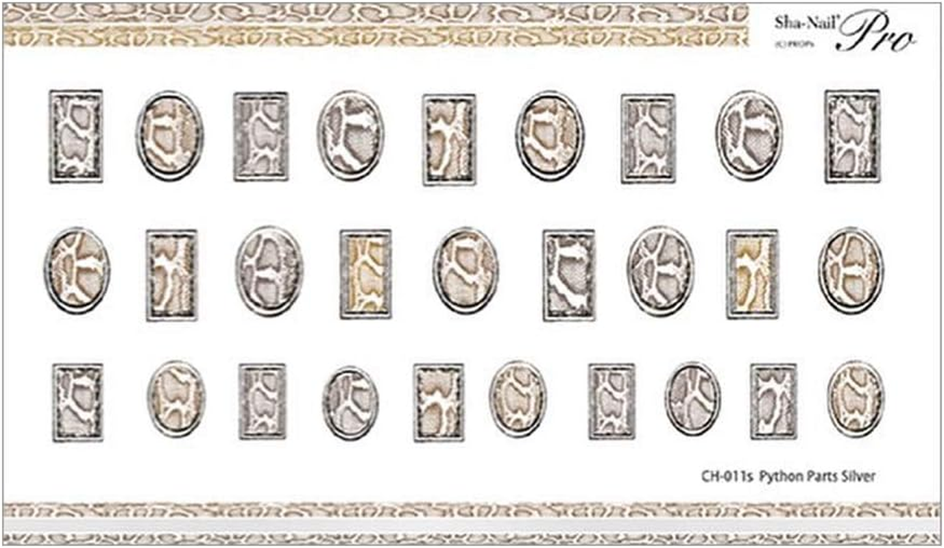 Sha Nail Charm Sha-Nail Charm Python Parts, Silver, 1 Piece image number 1