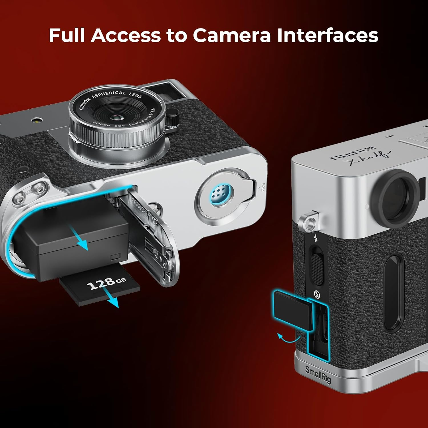 Smallrig X Half L-Shaped Grip - Silver image number 4