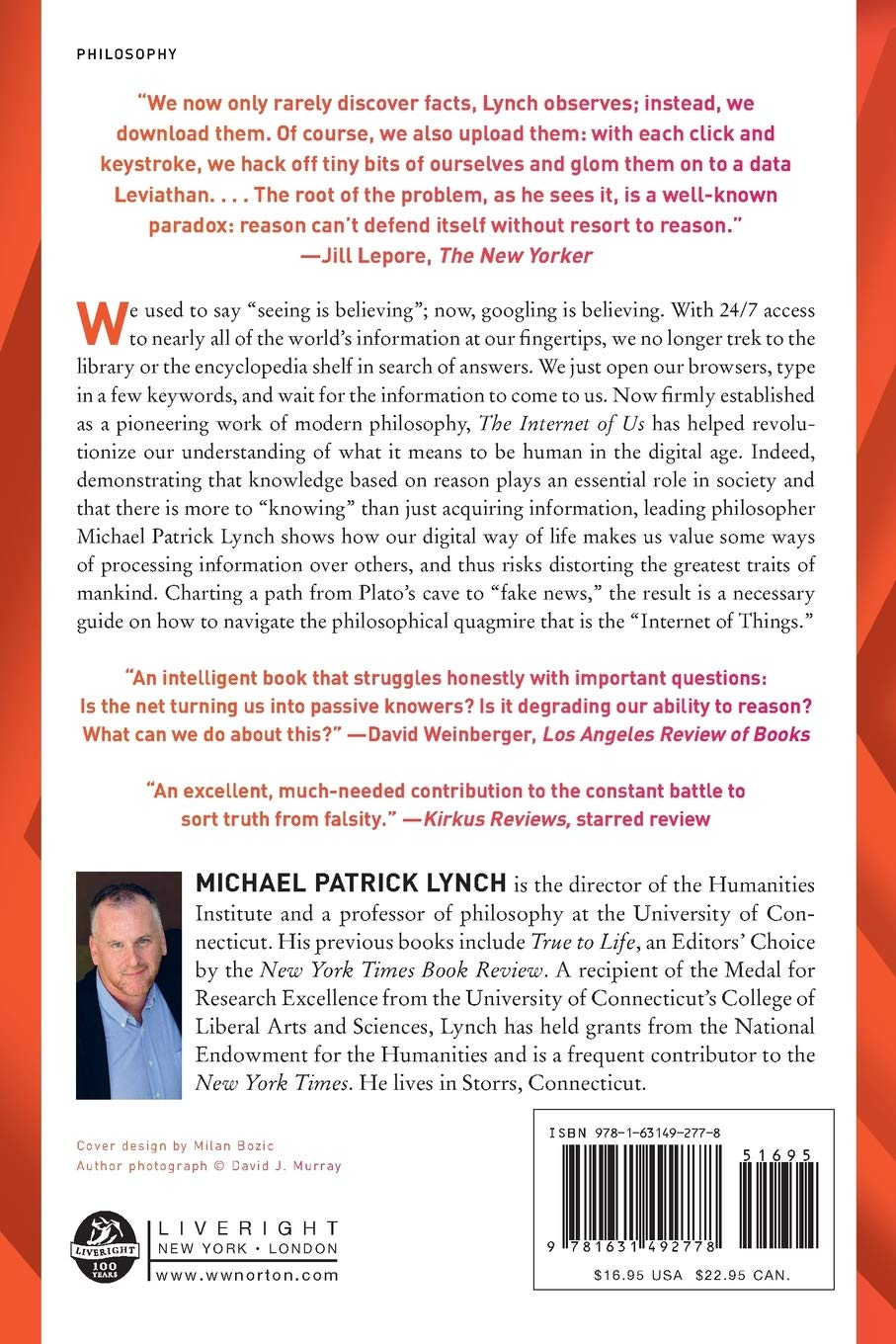 The Internet of Us: Knowing More and Understanding Less in the Age of Big Data